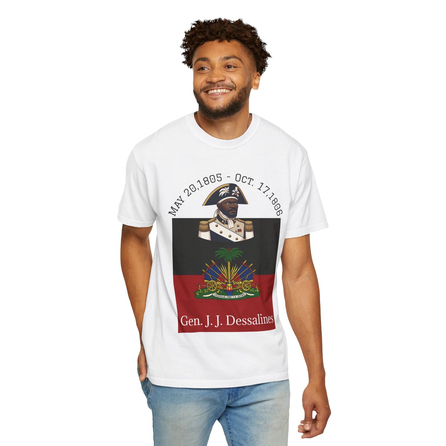 Gen. J.J. Dessalines T-Shirt, Historical Figure Tee, Haitian Revolution Apparel, Unisex Cotton Tee, Gift for History Buffs, Casual [...]