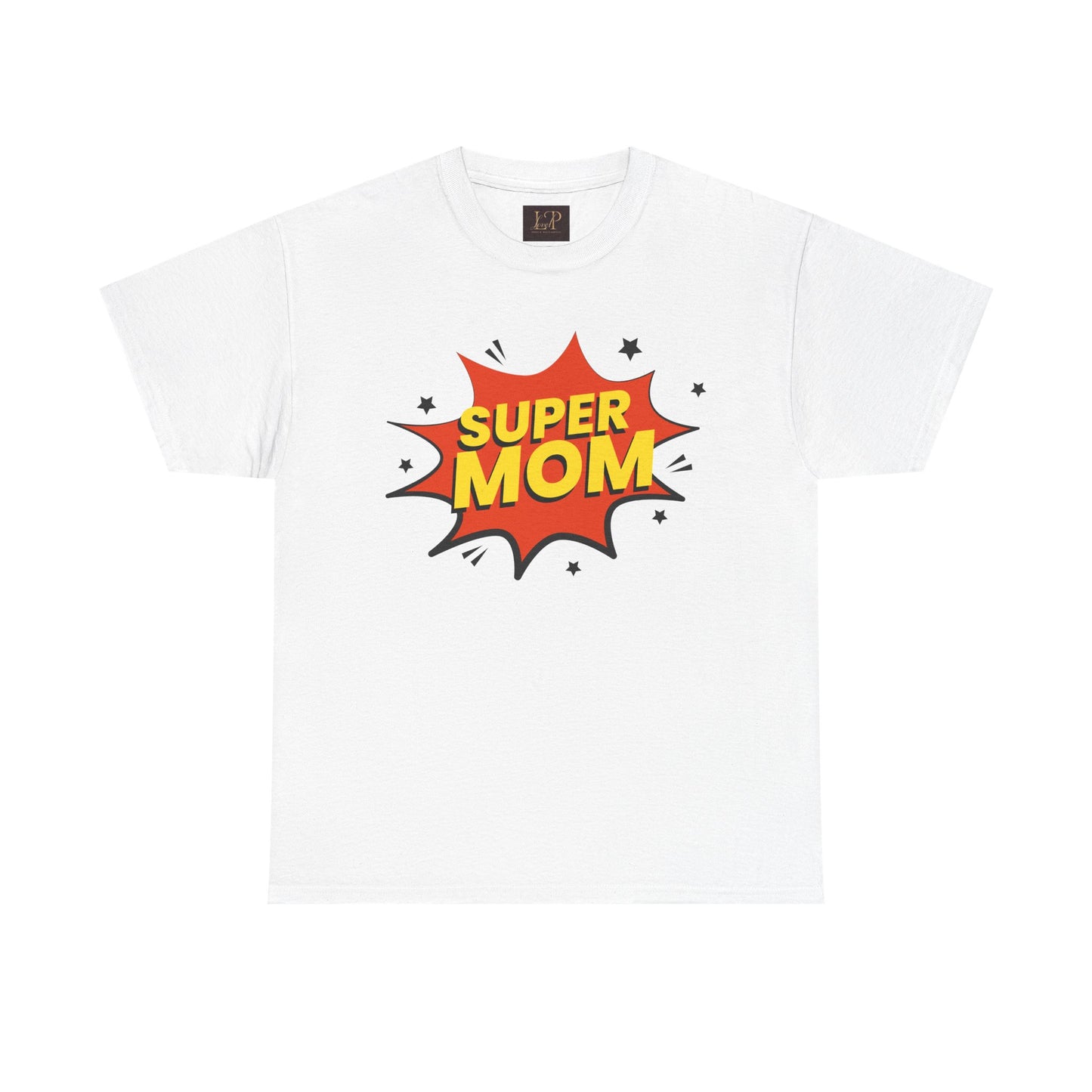 Super Mom Unisex Heavy Cotton Tee - Perfect Gift for Mother's Day