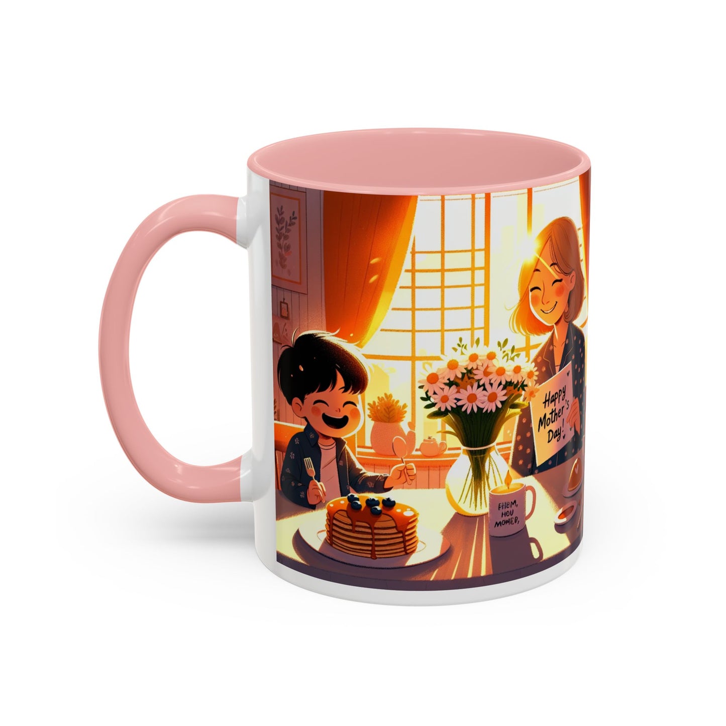 Happy Mother's Day Accent Coffee Mug - Beautiful Love Quote