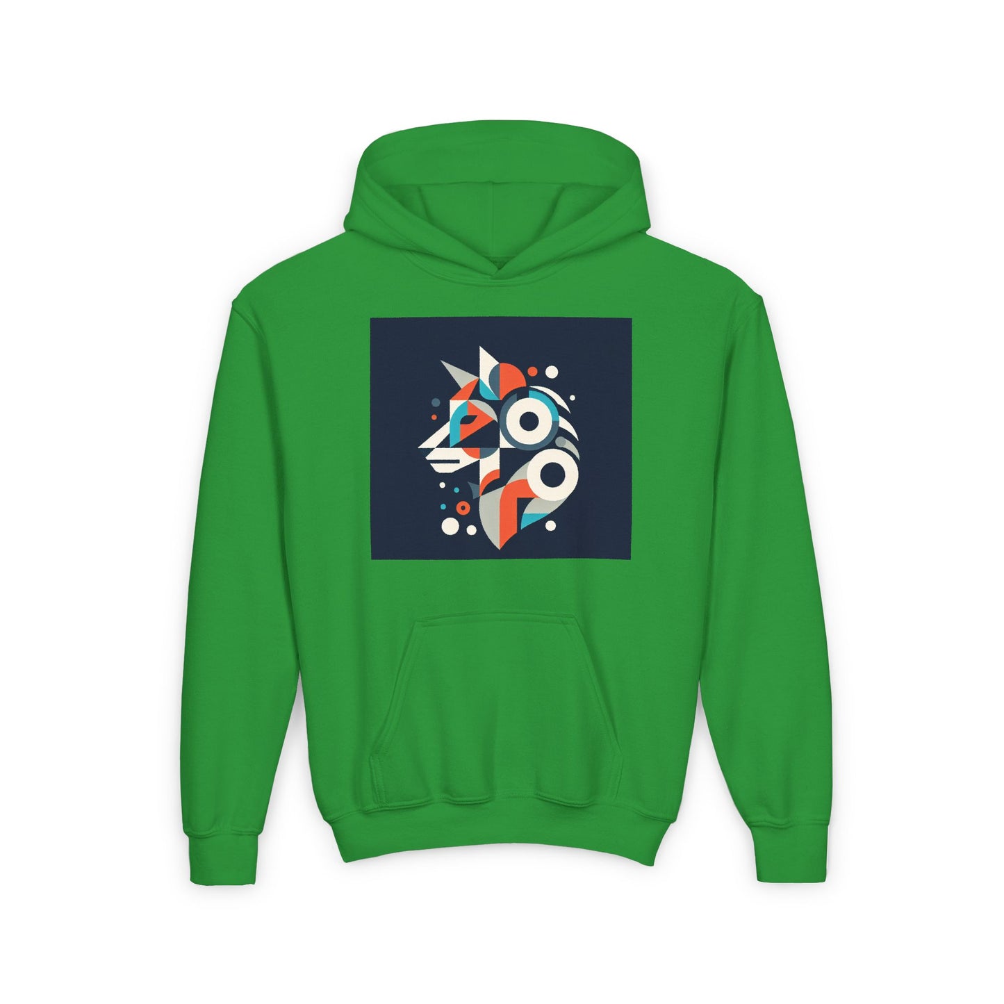 Youth Artistic Abstract Hoodie for Creative Minds