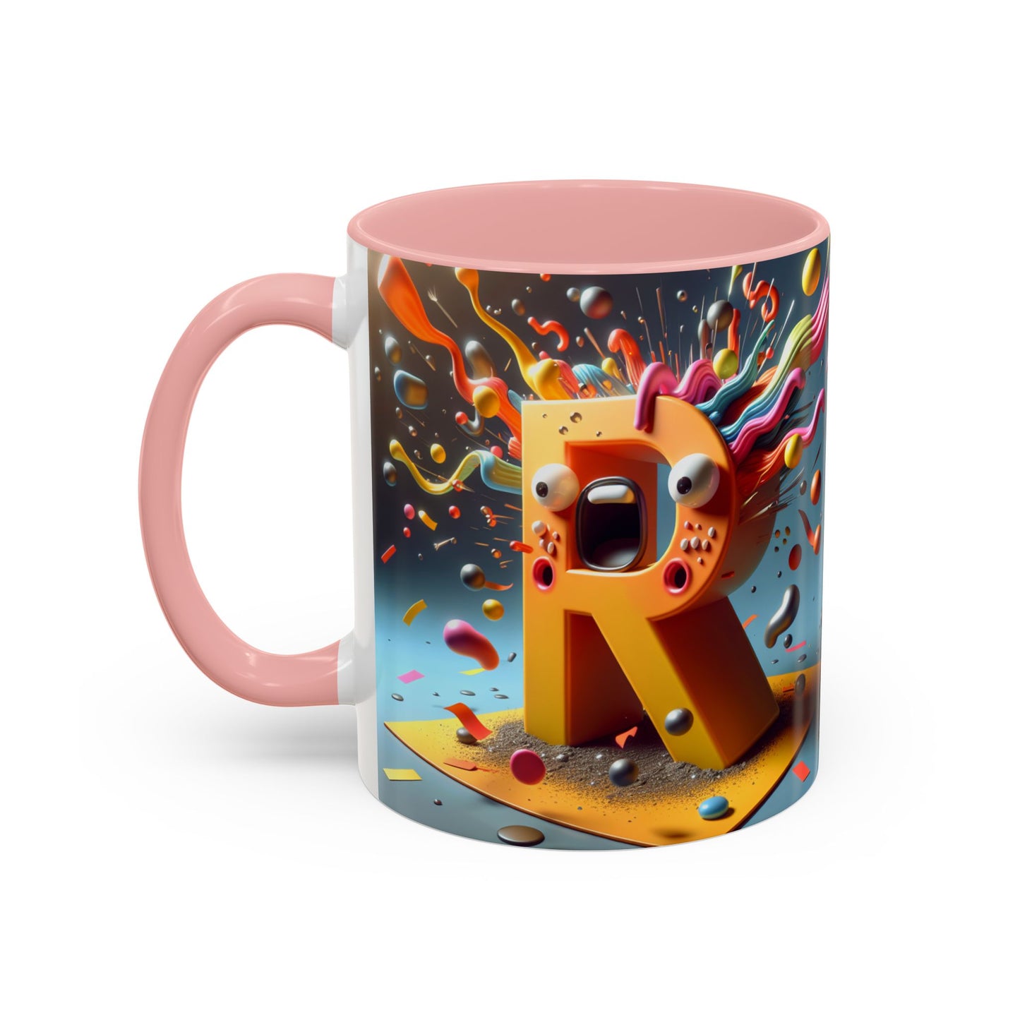 Colorful Artistic Accent Coffee Mug - 11oz & 15oz - Perfect for Creative Souls & Gift Giving