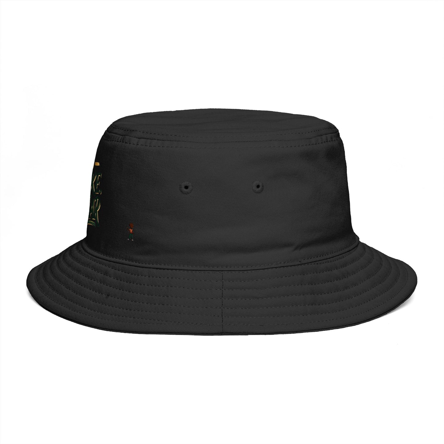No Shake No Fear Bucket Hat — Retro Motivational Outdoor Bucket Hat