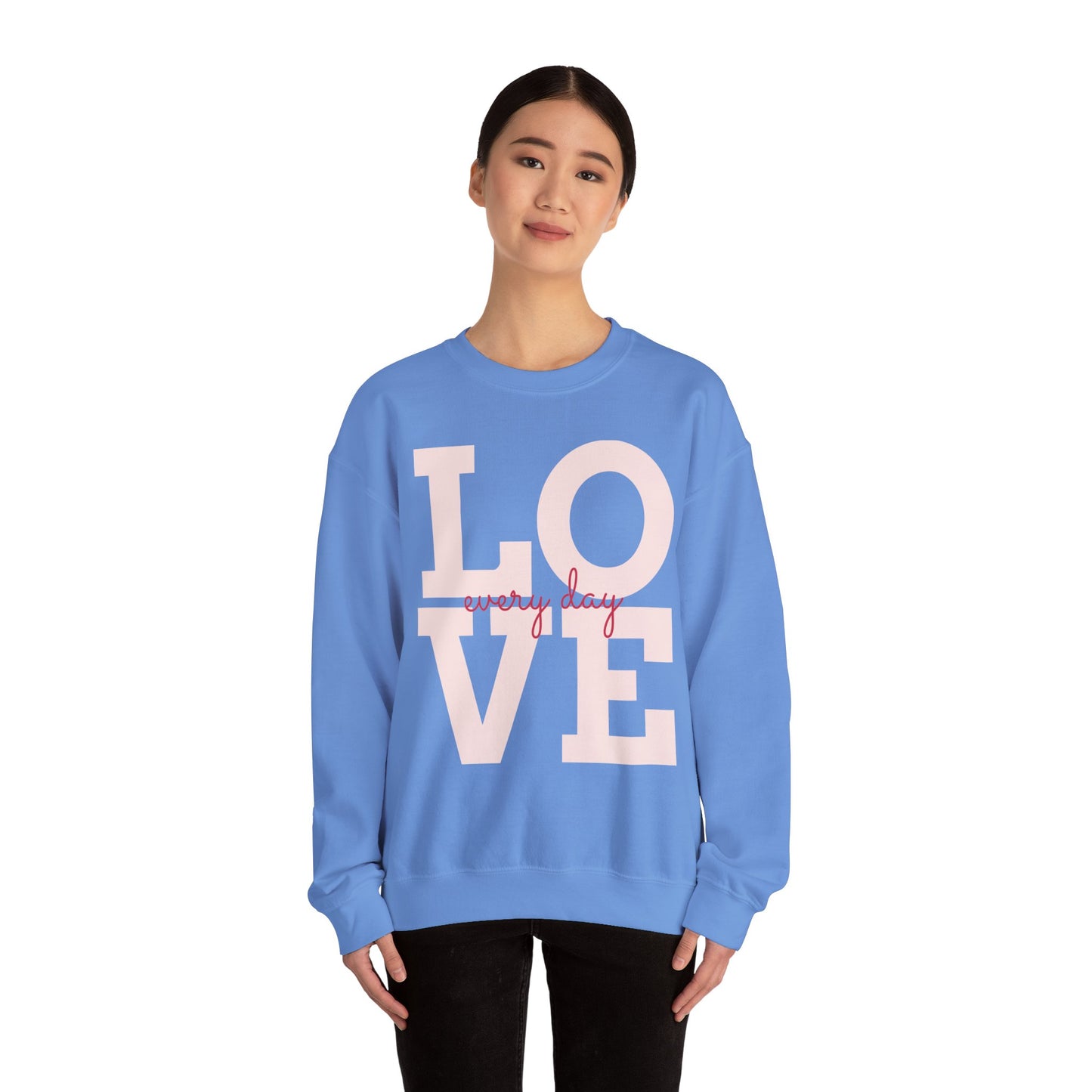 Love Every Day Unisex Crewneck Sweatshirt