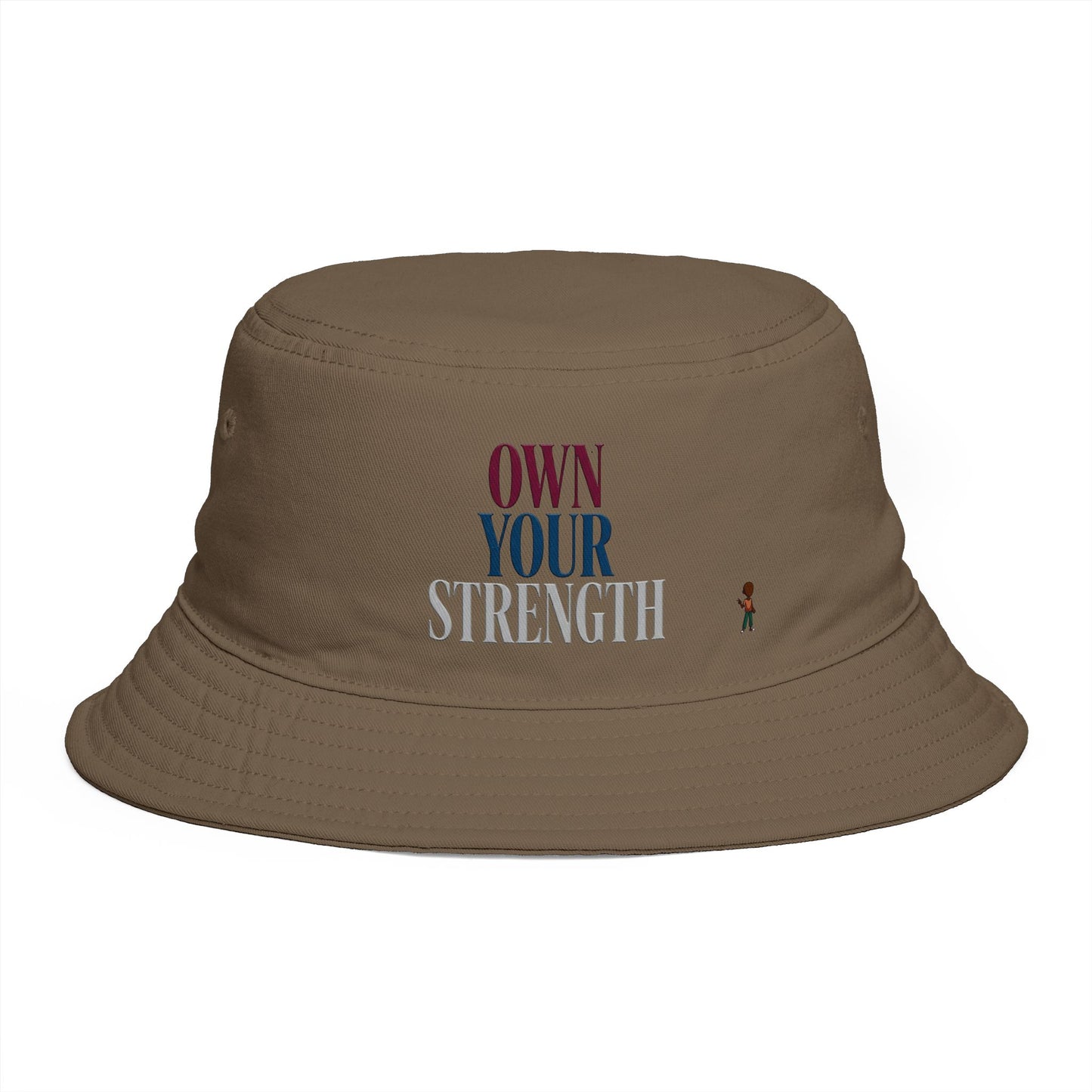 Own Your Strength Bucket Hat — Empowerment Embroidered Sun Hat