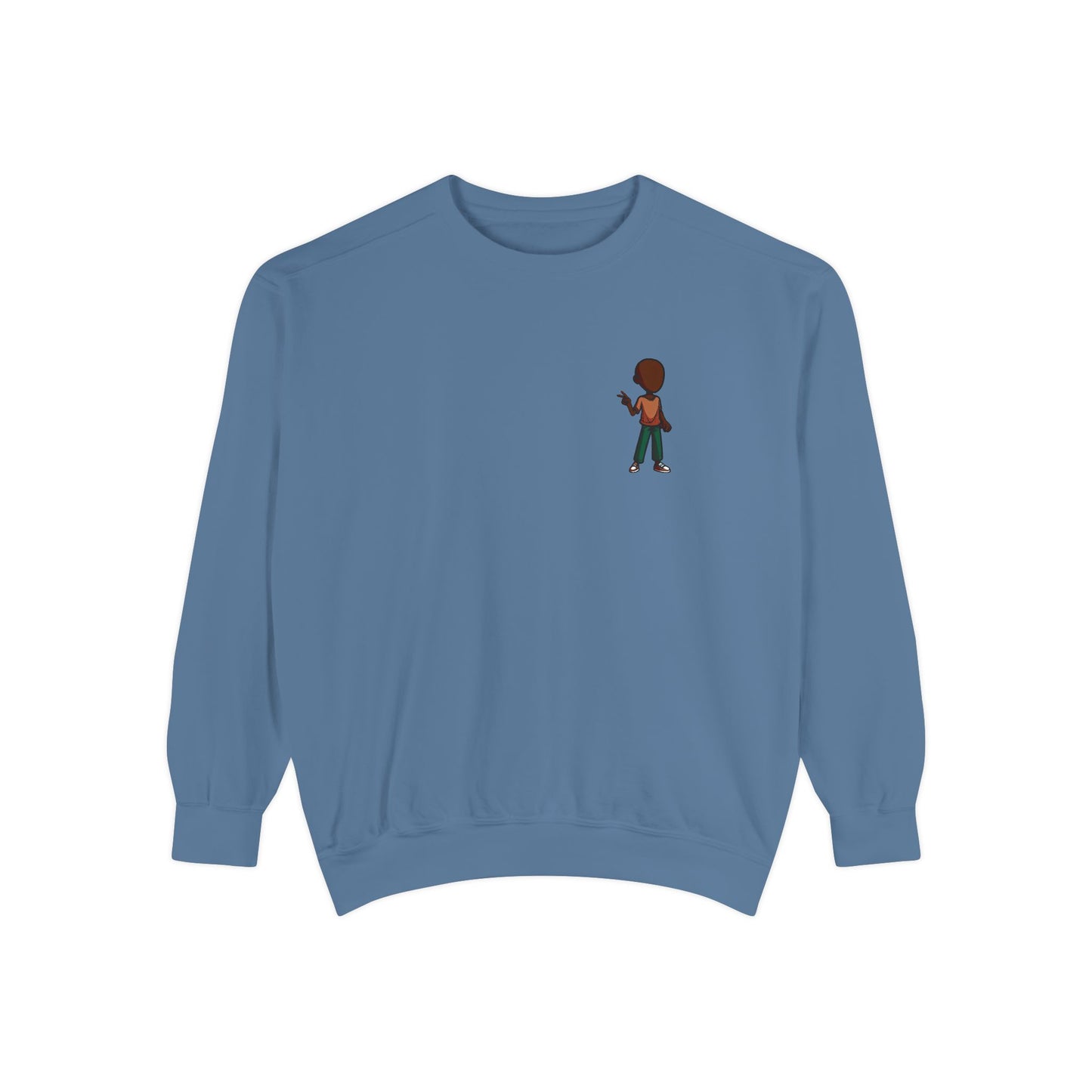 Retro Pixel Boy Graphic Sweatshirt