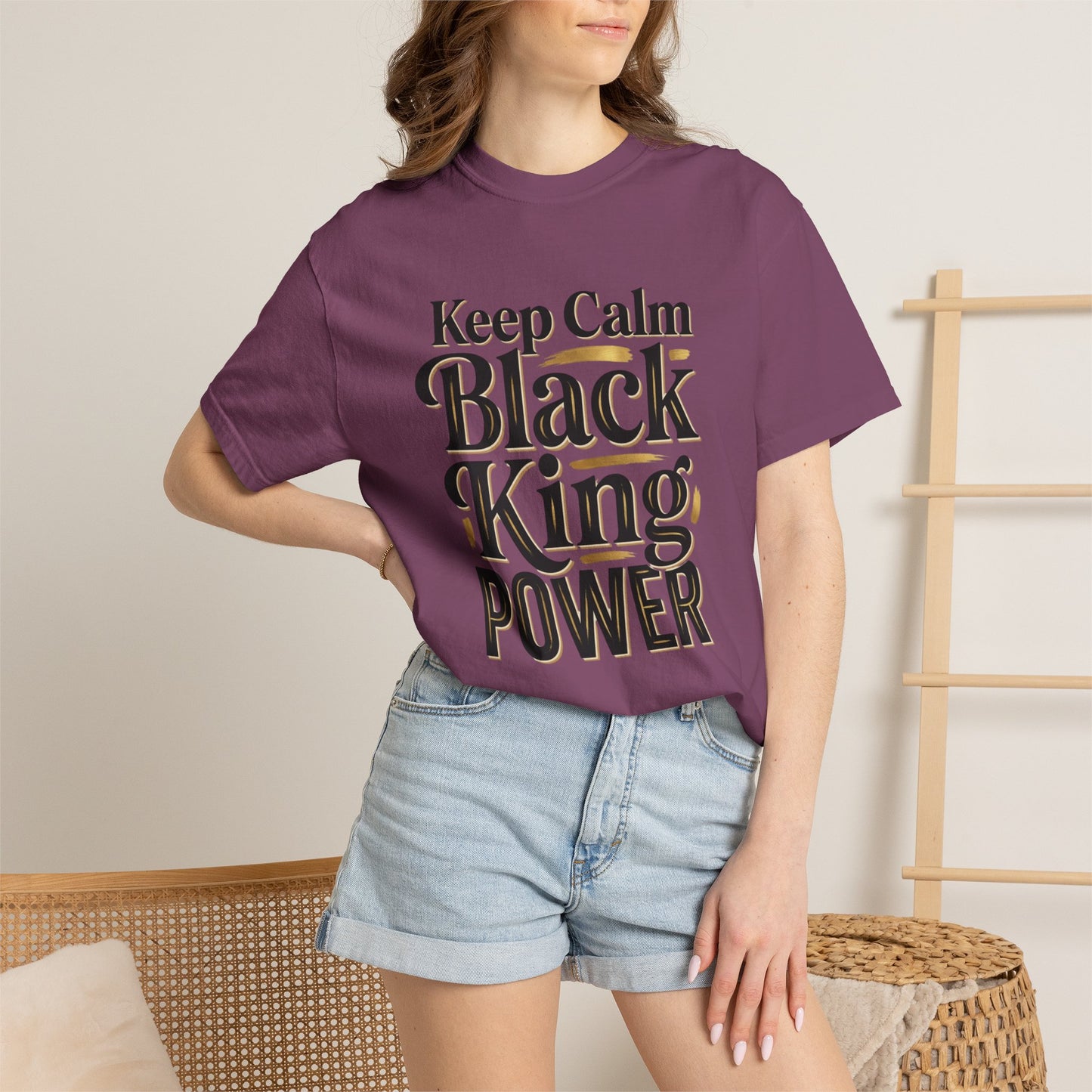 Keep Calm Black King Power T‑Shirt