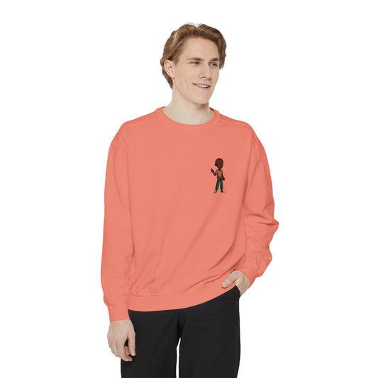 Retro Pixel Boy Graphic Sweatshirt
