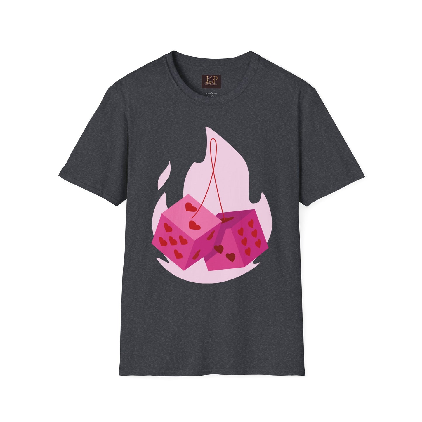 Cute Heart Design Unisex Softstyle T-Shirt - Perfect for Valentine’s Day or Casual Wear