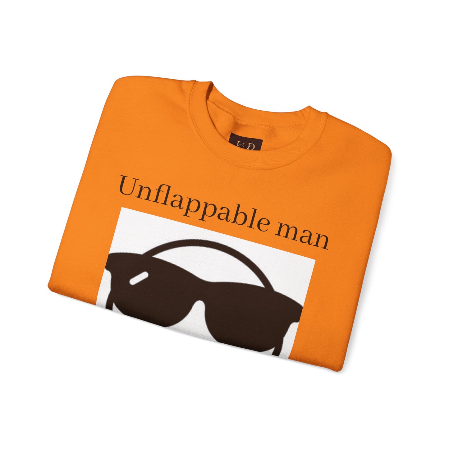 Unflappable Man Crewneck Sweatshirt - Cool & Comfortable Apparel