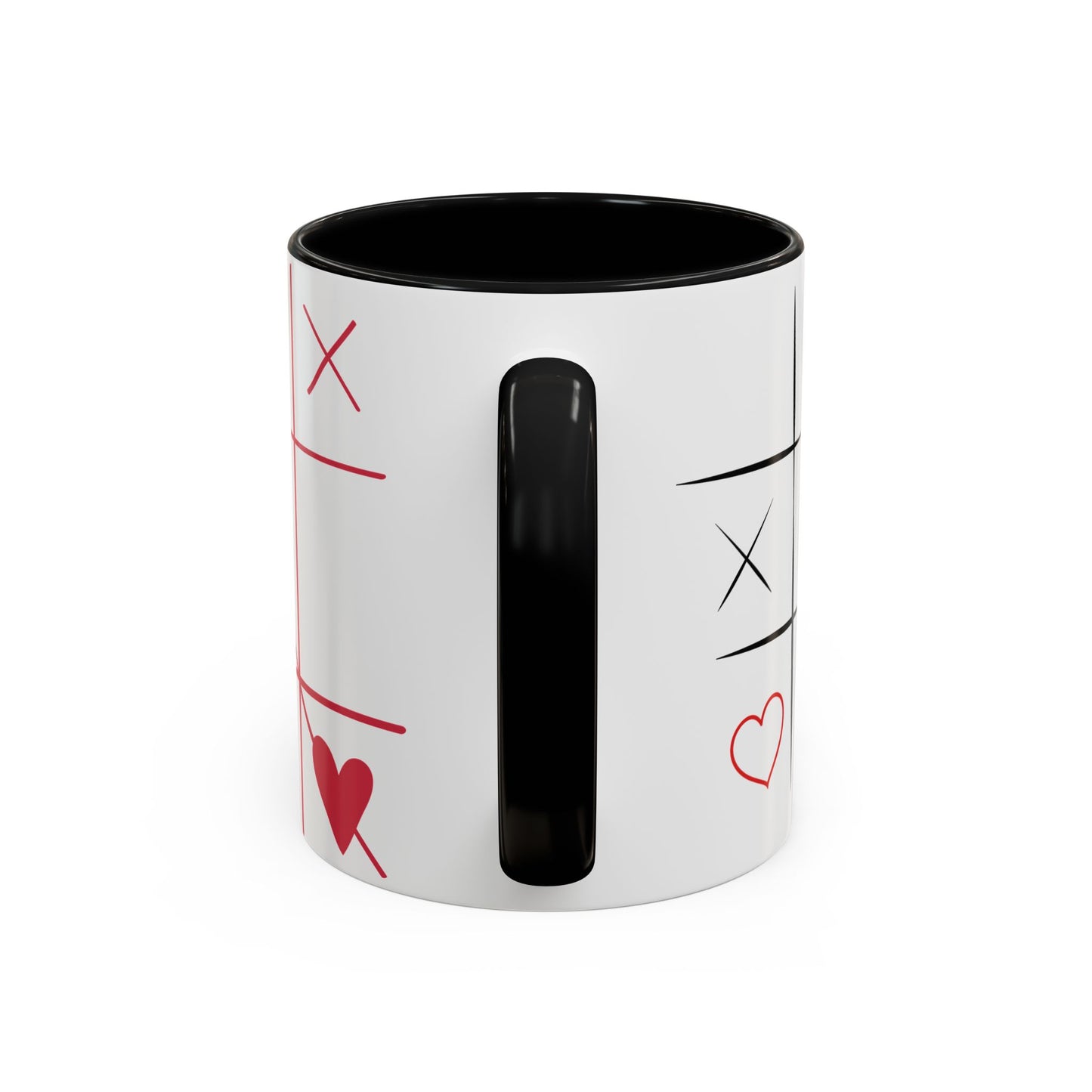 Love Tic Tac Toe Coffee Mug - Perfect for Valentine's Day and Romantic Moments