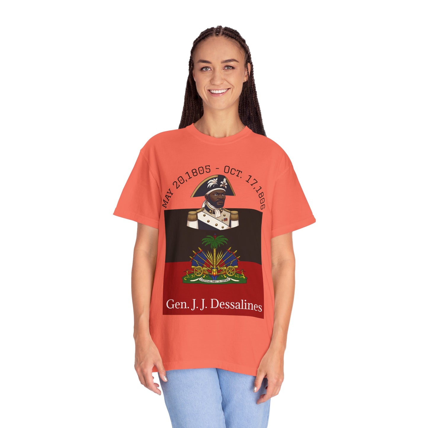 Gen. J.J. Dessalines T-Shirt, Historical Figure Tee, Haitian Revolution Apparel, Unisex Cotton Tee, Gift for History Buffs, Casual [...]