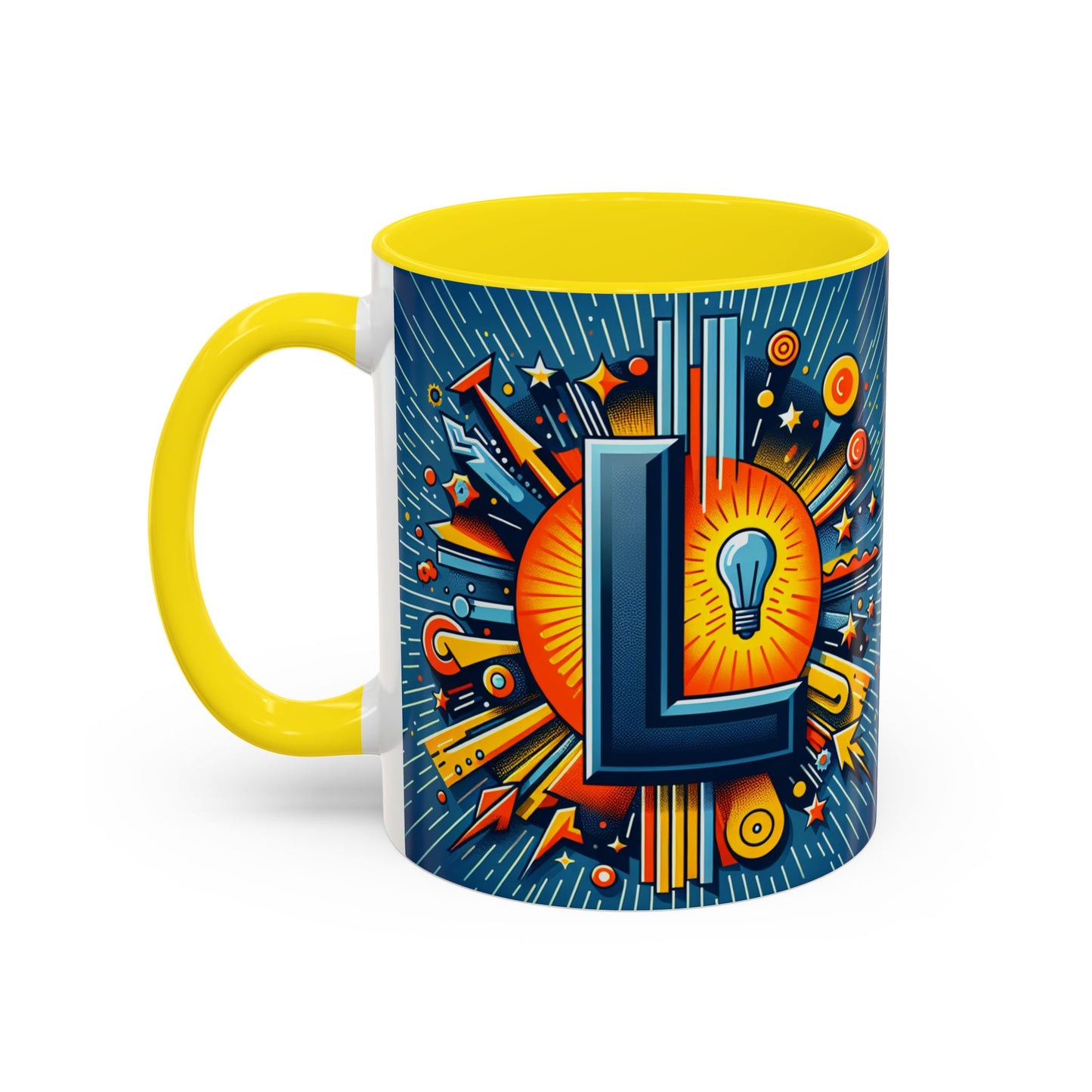 Creative Light Bulb Accent Coffee Mug – Perfect Gift for Innovators