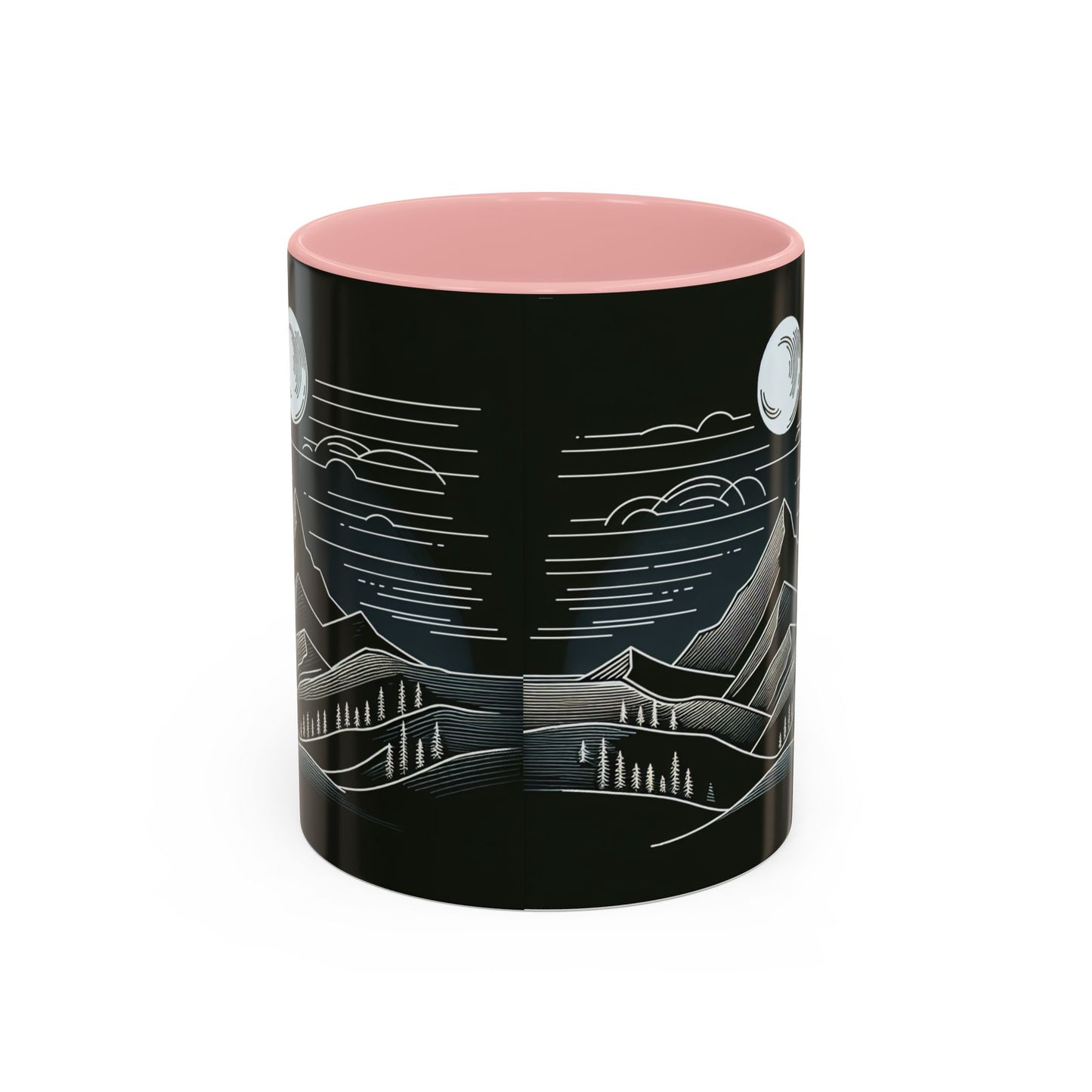 Mountain Landscape Accent Coffee Mug - Nature Inspired 11 & 15oz