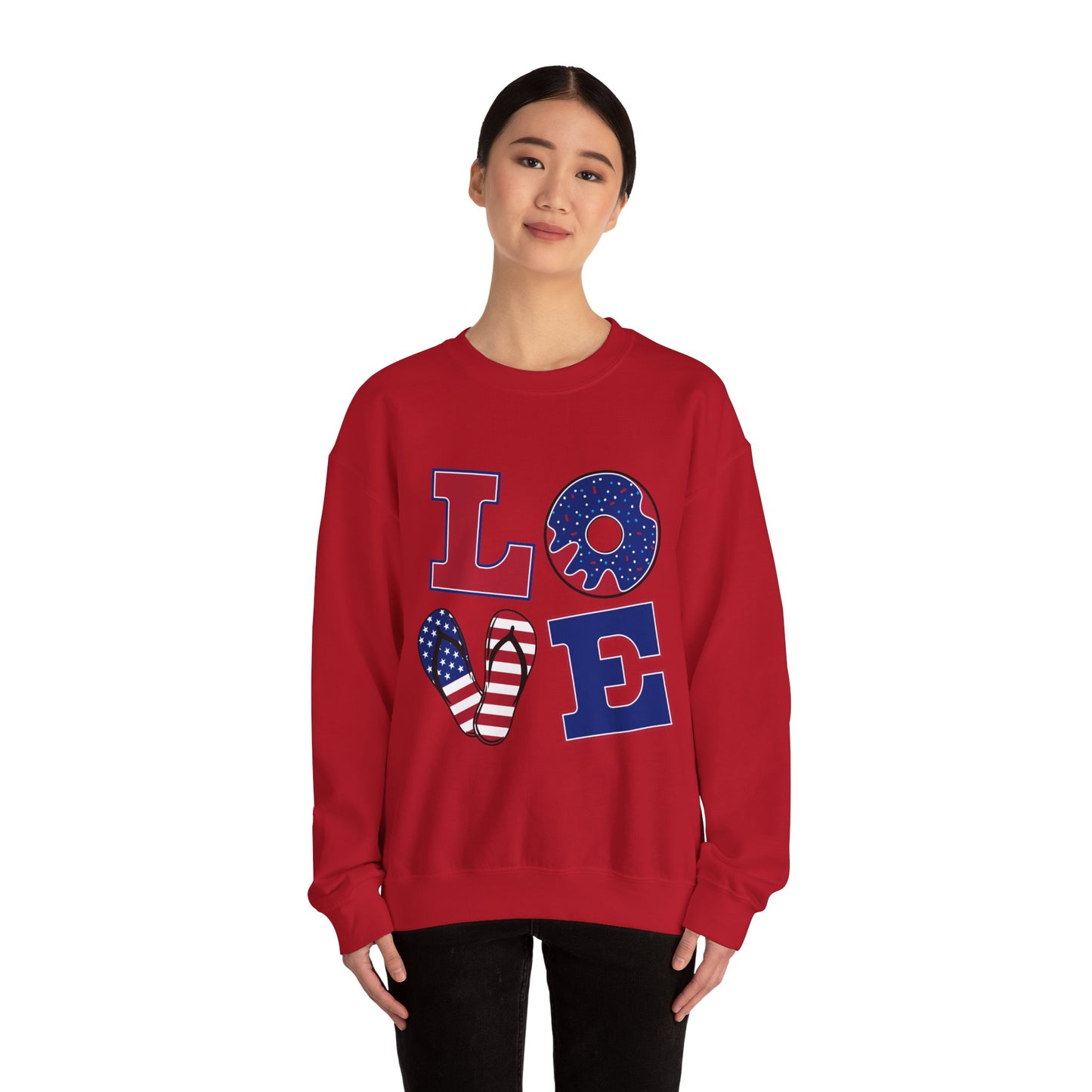 Copy of Love Vibes Unisex Heavy Blend™ Crewneck Sweatshirt - Perfect for Holidays and Celebrations