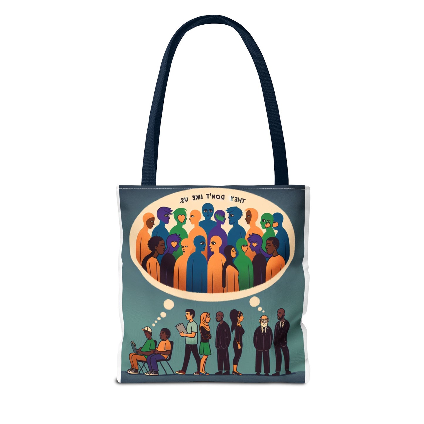 They Don’t Like Us Tote Bag | Unique Art for Thoughtful Minds