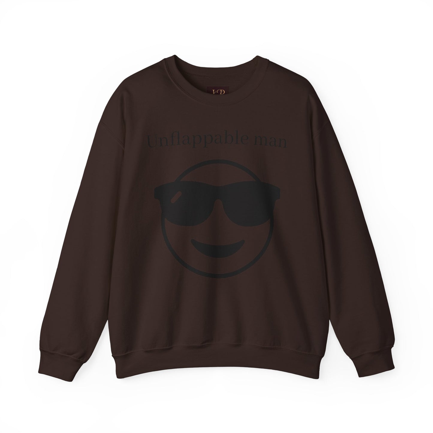 Unflappable Man Crewneck Sweatshirt - Cool & Comfortable Apparel