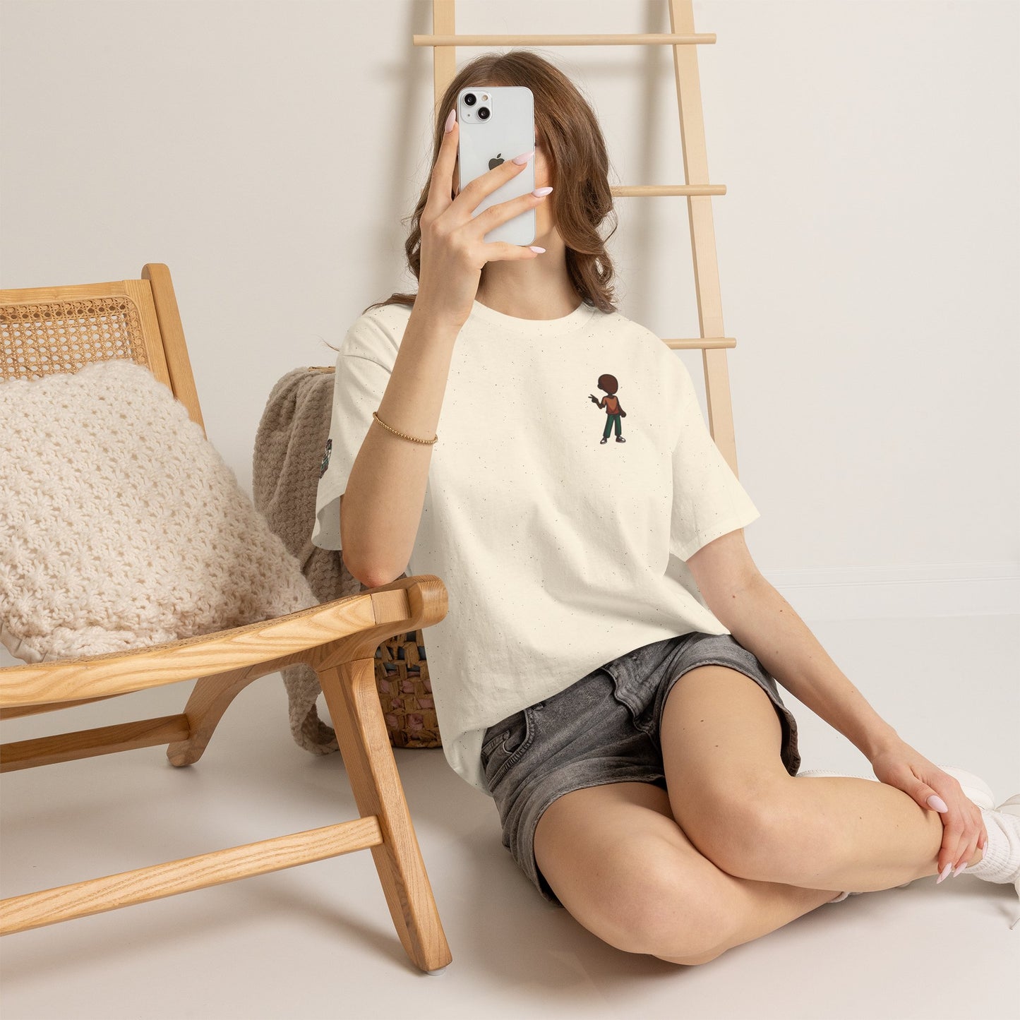Mini Guitarist Tee — Cute Retro Kid Playing Guitar Graphic T-Shirt