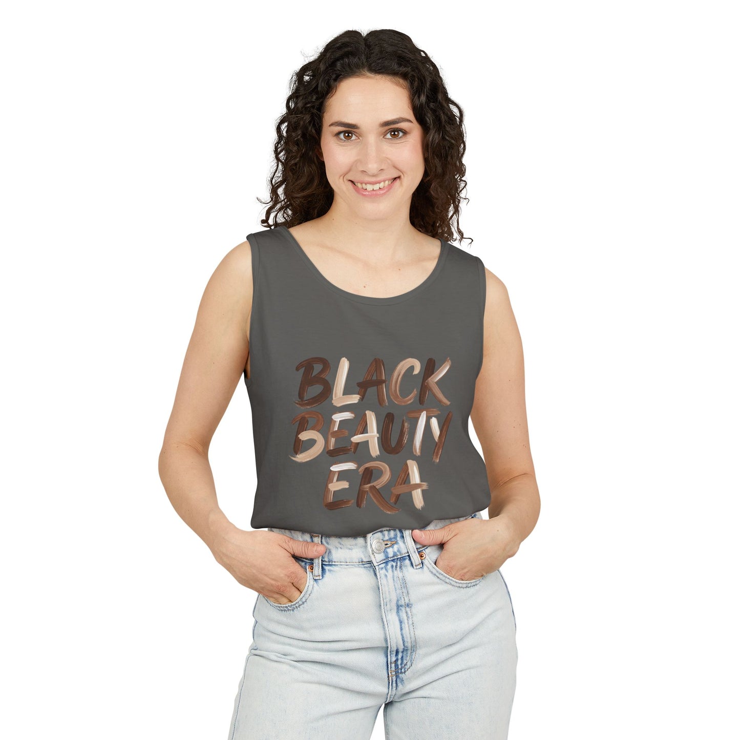 Black Beauty Era Tank Top — Empowerment Graphic Summer Tank