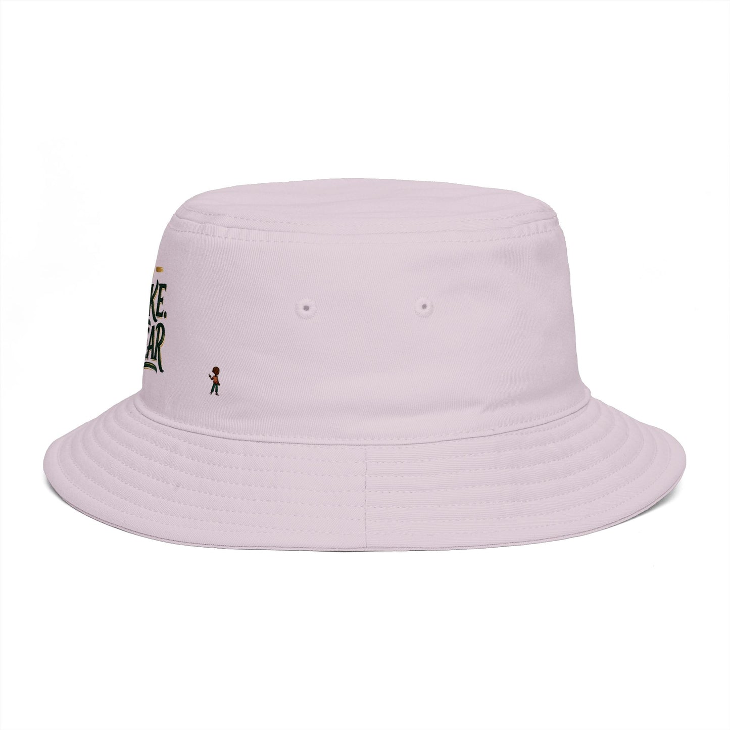 No Shake No Fear Bucket Hat — Retro Motivational Outdoor Bucket Hat