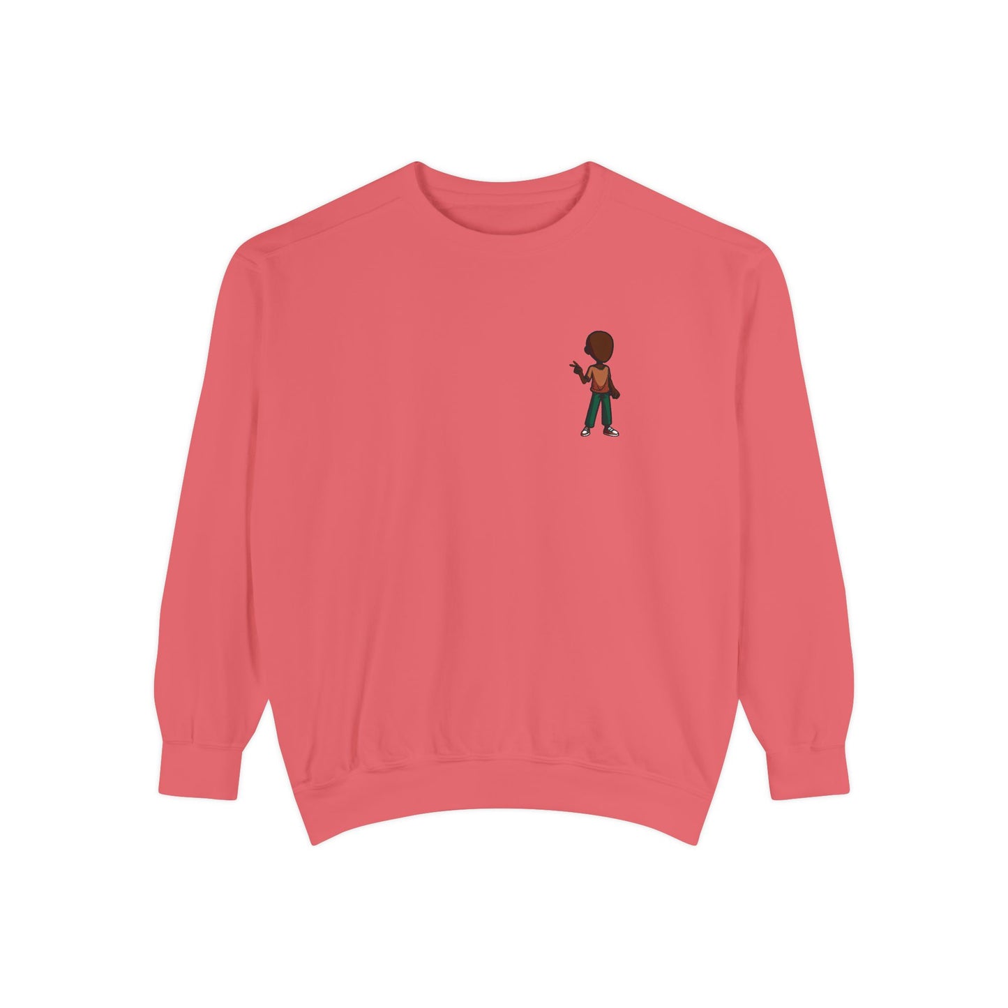 Retro Pixel Boy Graphic Sweatshirt