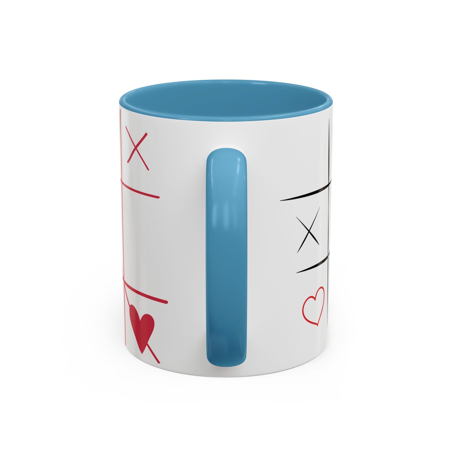 Love Tic Tac Toe Coffee Mug - Perfect for Valentine's Day and Romantic Moments