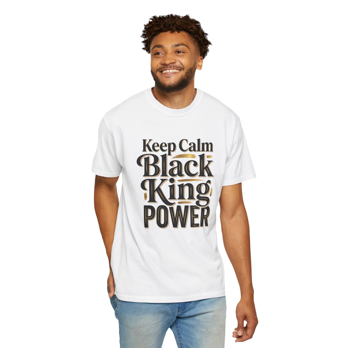 Keep Calm Black King Power T‑Shirt