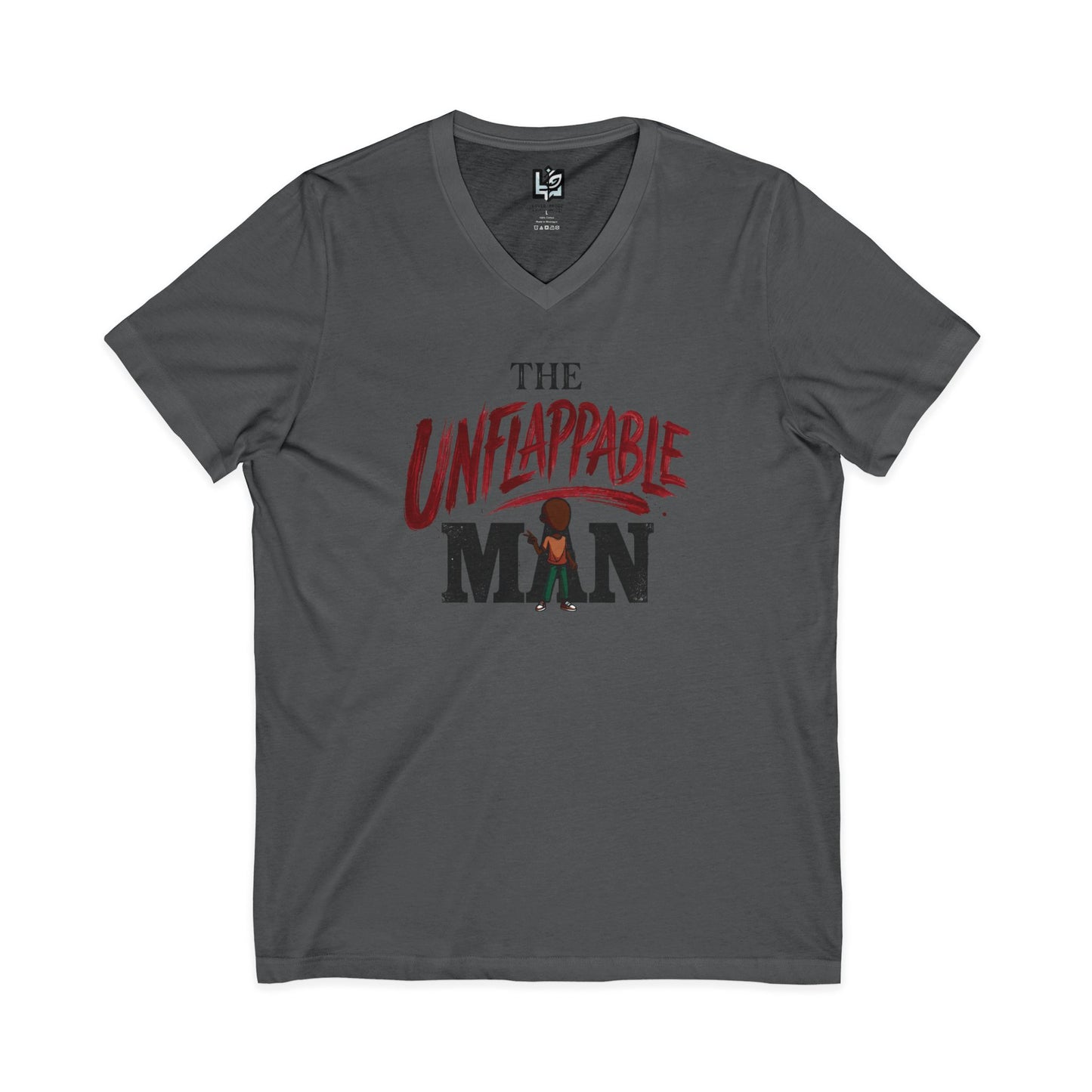 The Unflappable Man V-Neck Tee