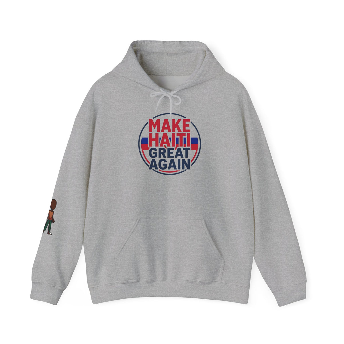 Hoodie - "Make Haiti Great Again" Political Solidarity Pullover