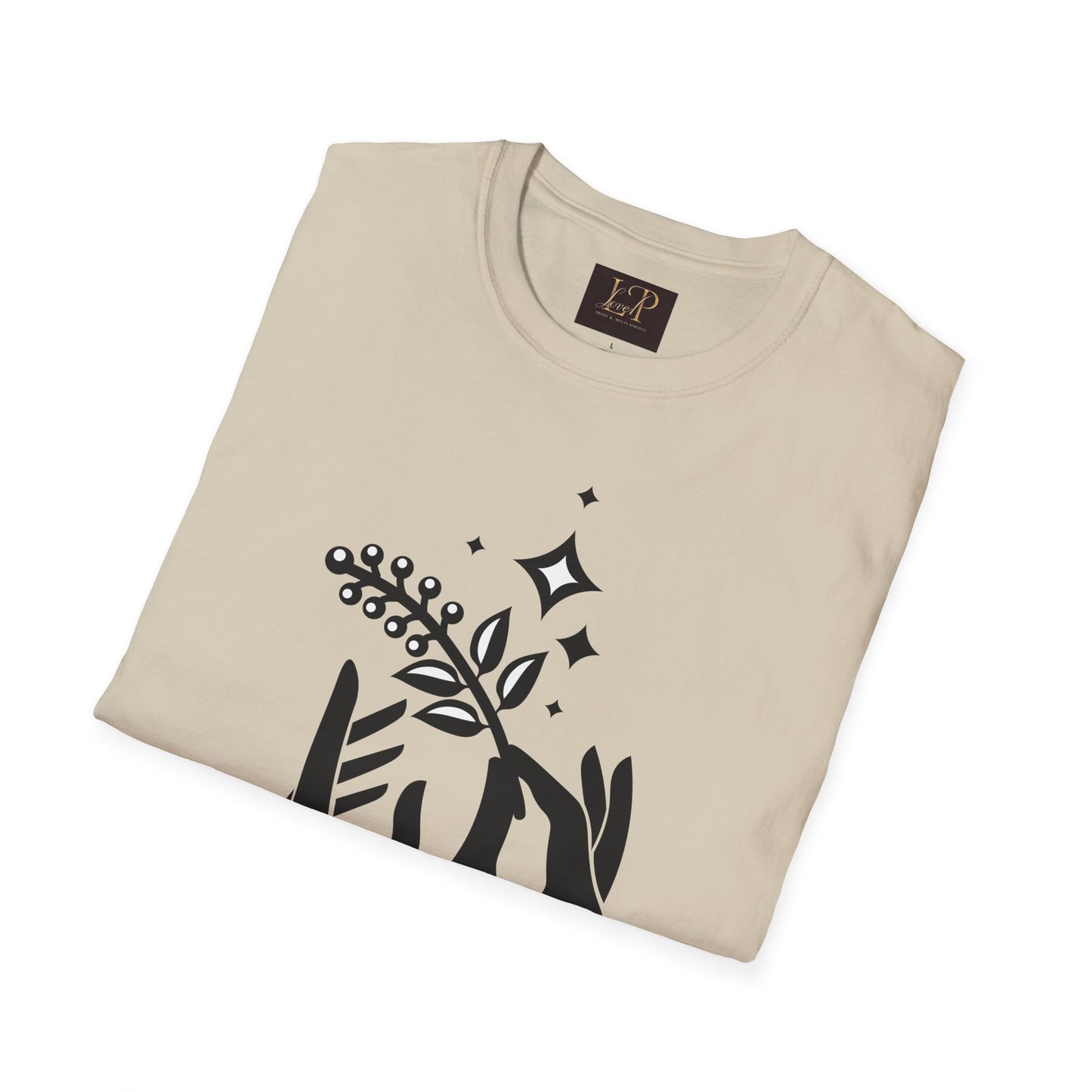 Unisex Softstyle T-Shirt with Inspirational Hand Design