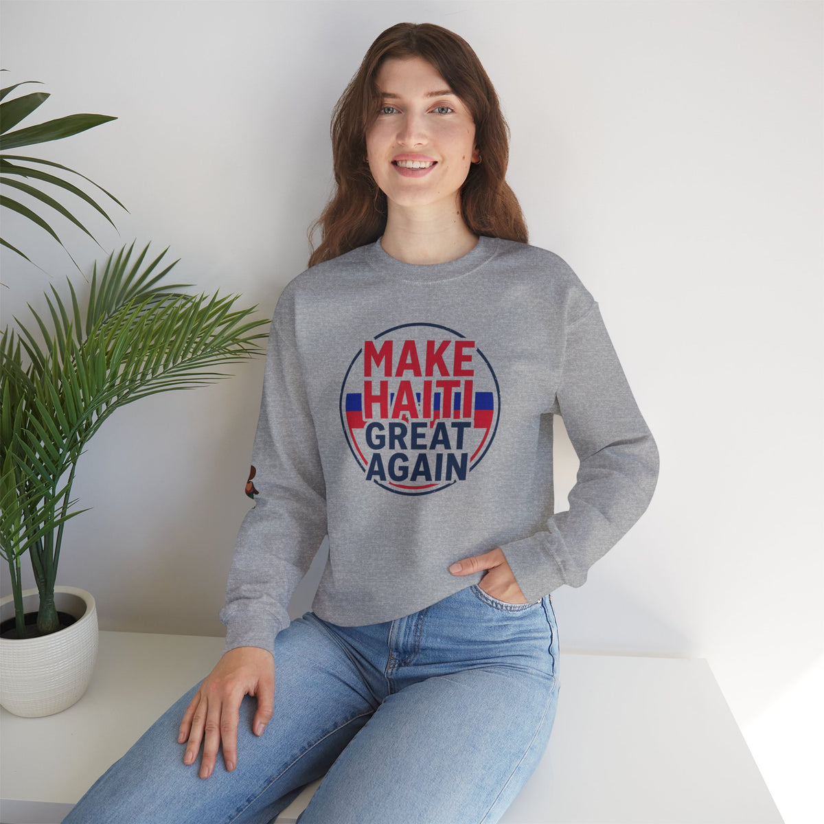 Make Haiti Great Again Crewneck Sweatshirt