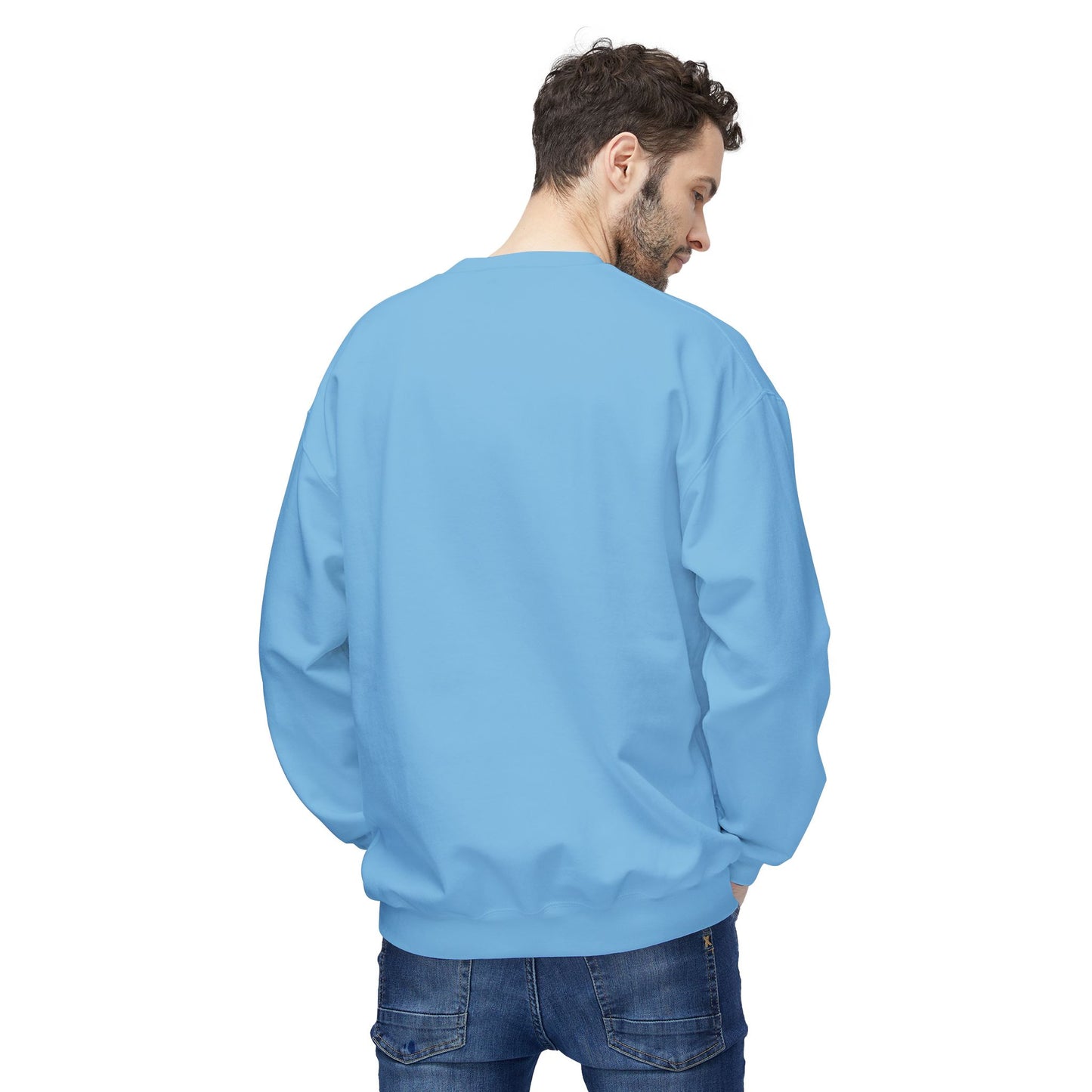 Crewneck Sweatshirt "Less Hustle, More Coffee" — Casual Graphic Pullover