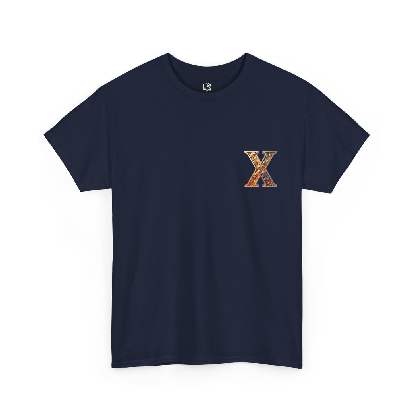 Unisex Heavy Cotton Tee - Stylish 'X' Graphic Shirt for Everyday Wear