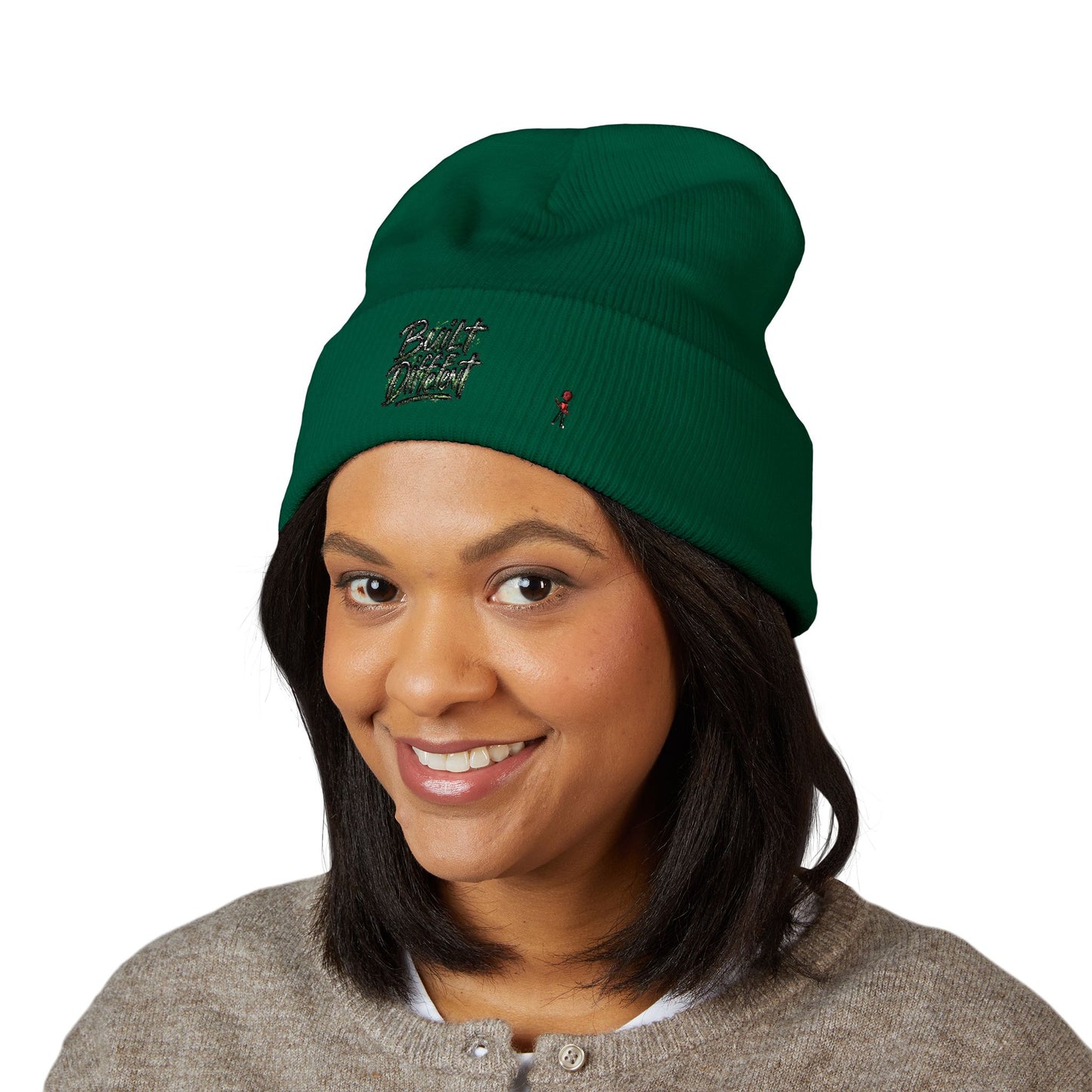 Embroidered 'Plant Daddy' Cuffed Beanie — Cozy Garden Lover Knit Hat