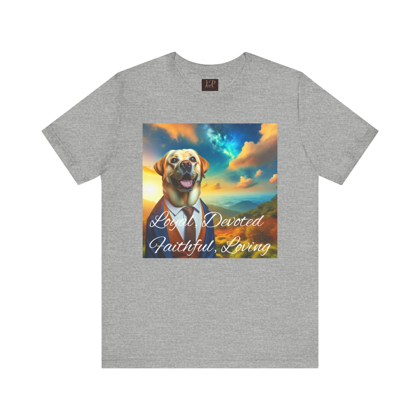 Labrador Love Unisex Jersey Tee - Devoted & Faithful Design