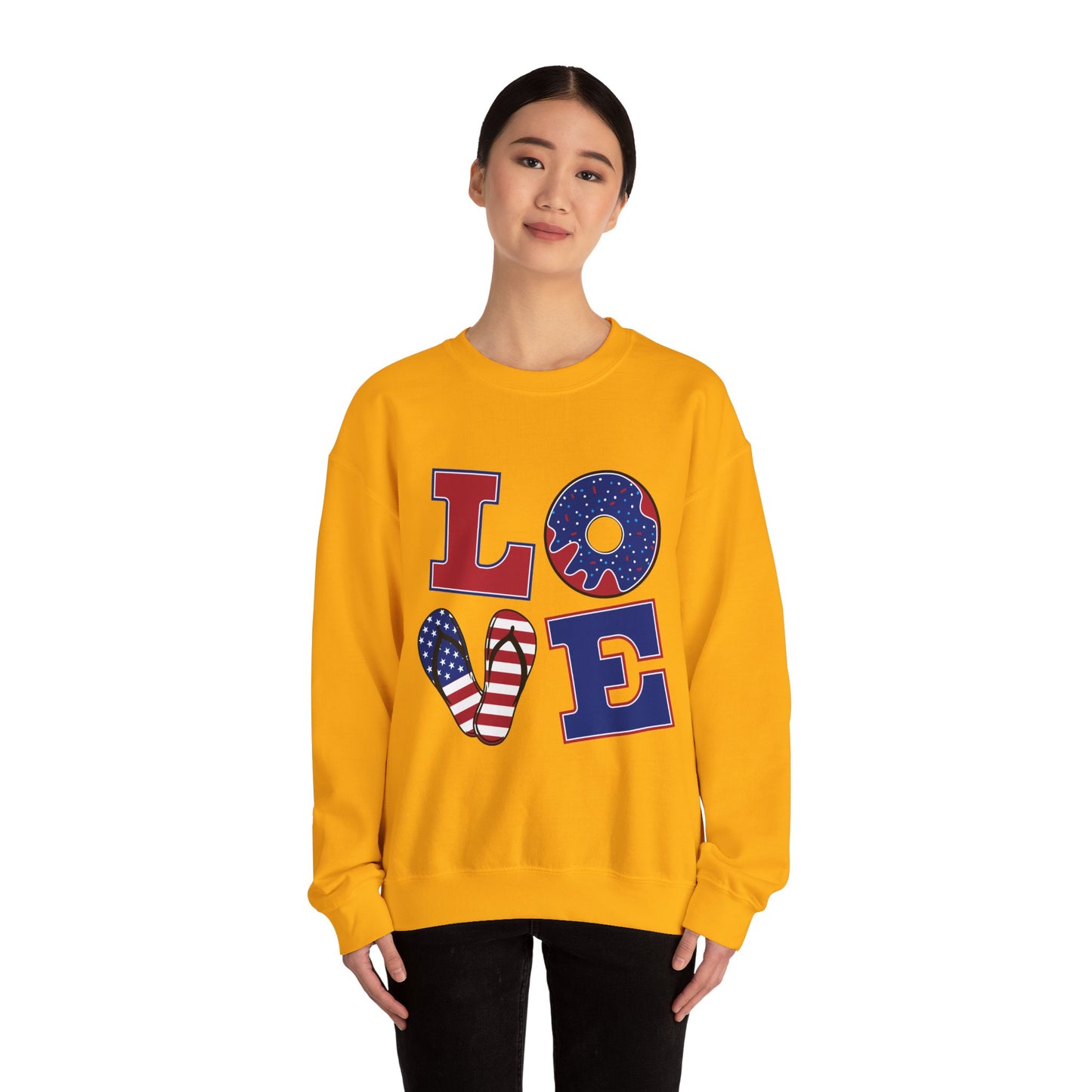 Copy of Love Vibes Unisex Heavy Blend™ Crewneck Sweatshirt - Perfect for Holidays and Celebrations