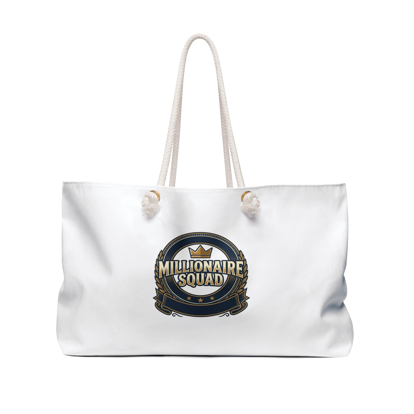Millionaire Squad Weekender Bag – Luxury Logo Travel Tote