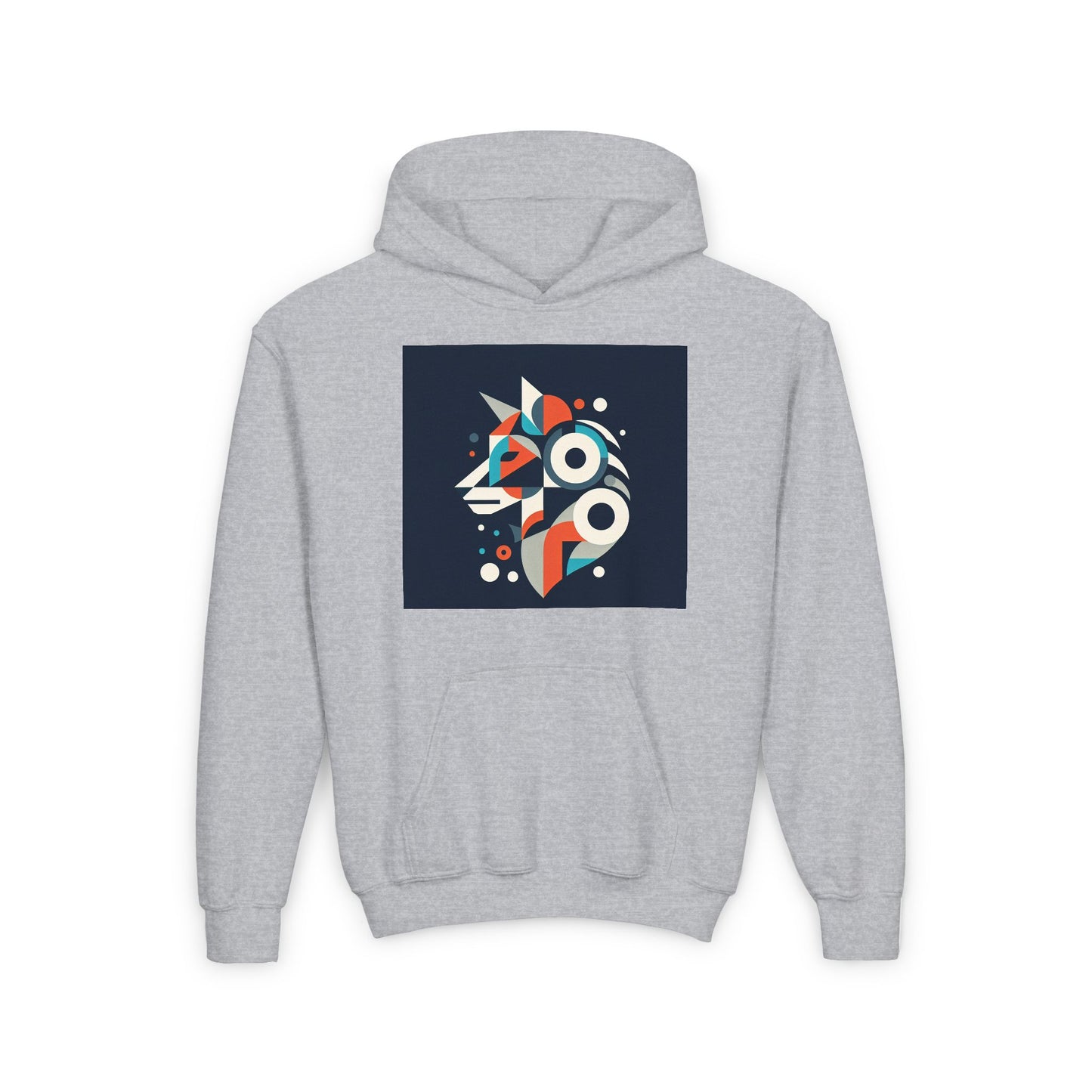 Youth Artistic Abstract Hoodie for Creative Minds