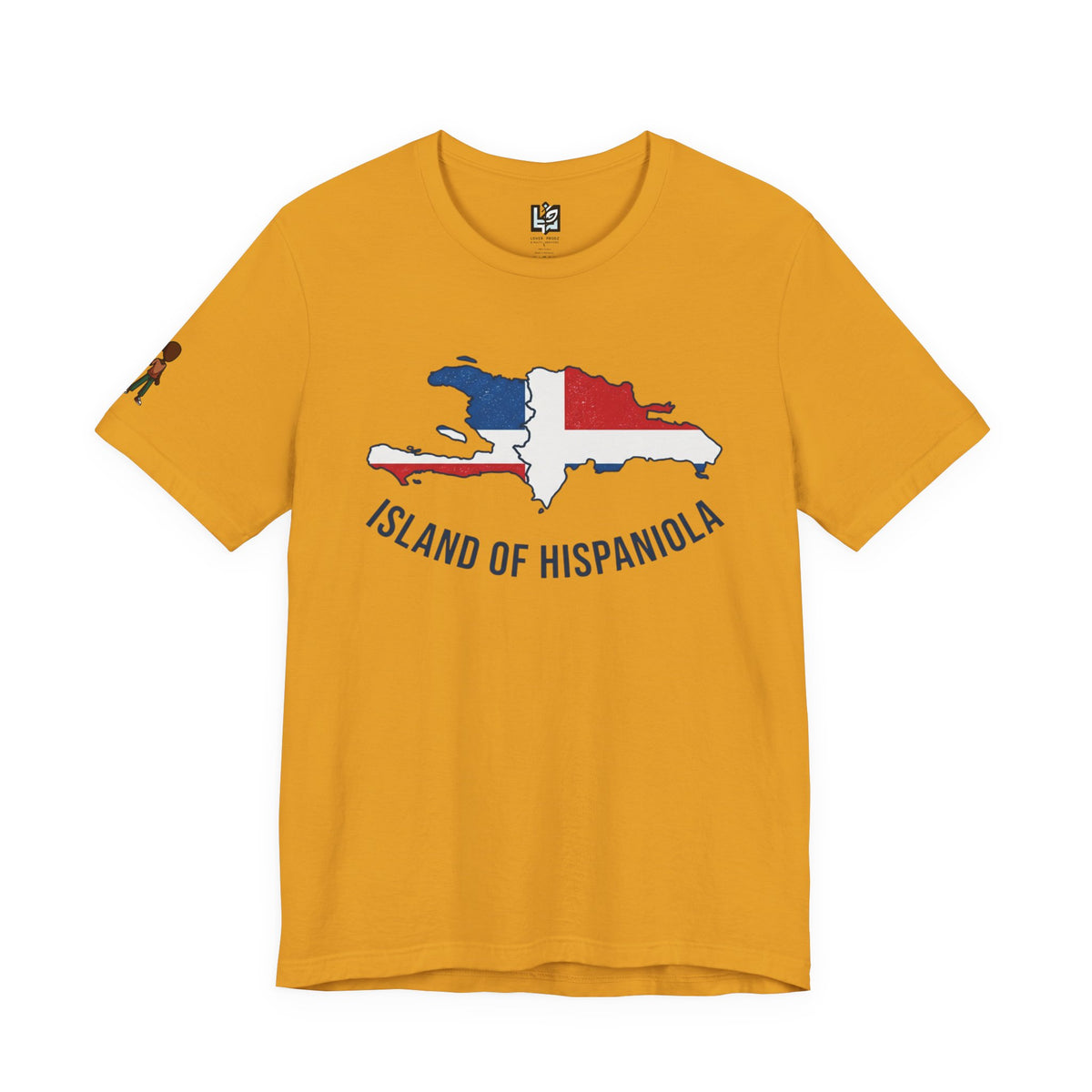 Island of Hispaniola Map T-Shirt