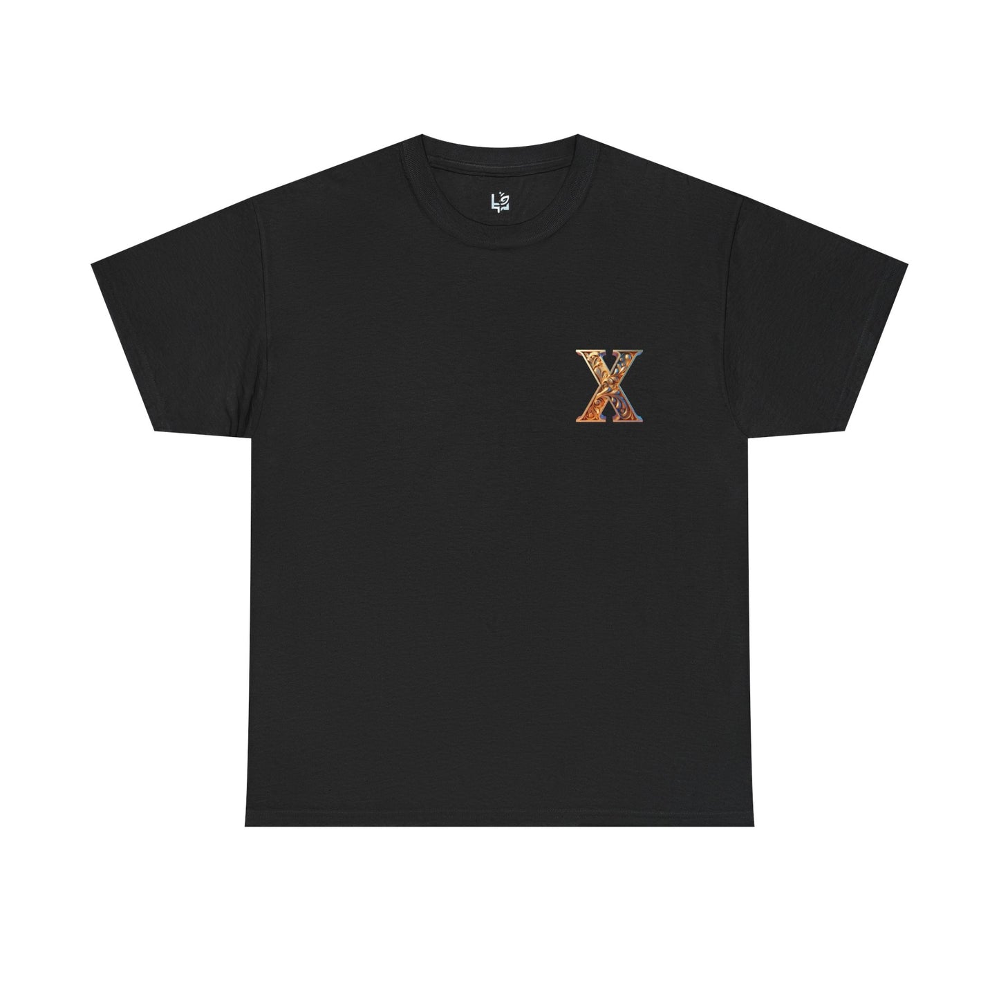 Unisex Heavy Cotton Tee - Stylish 'X' Graphic Shirt for Everyday Wear