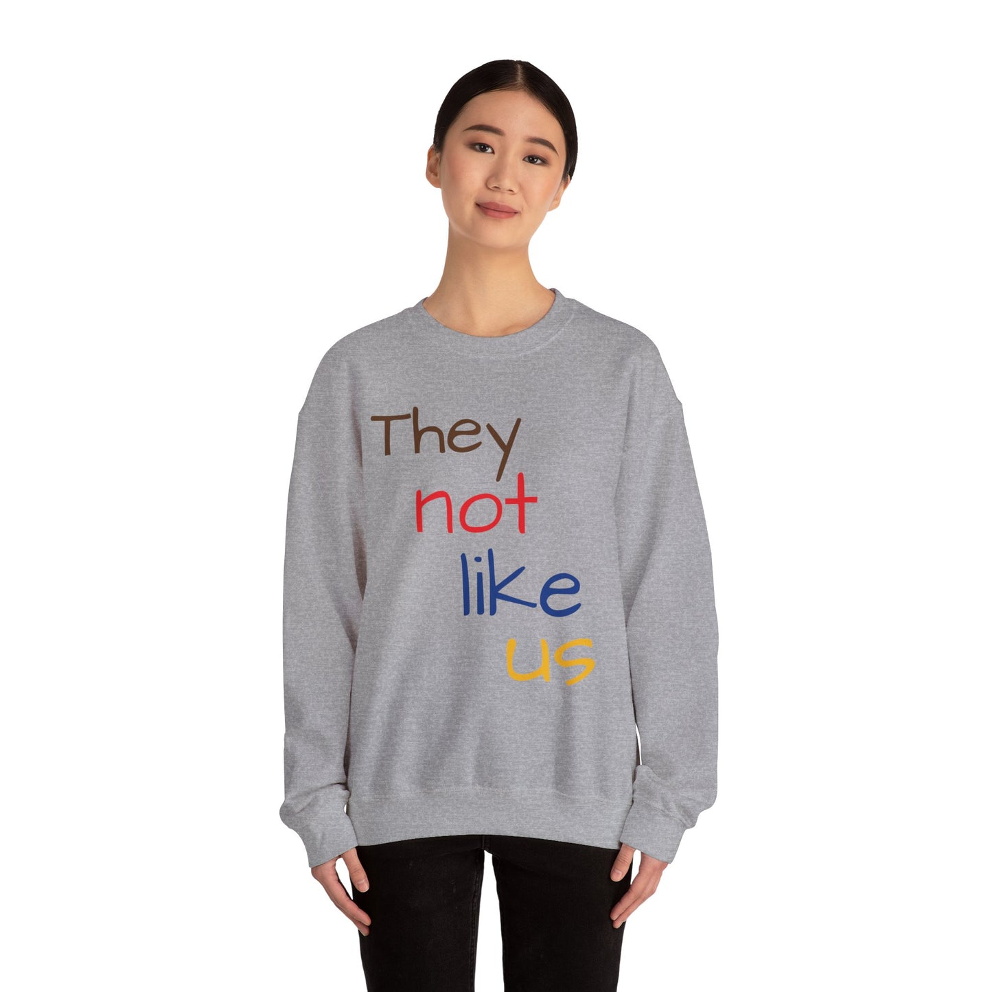 Unisex Crewneck Sweatshirt - ‘They Not Like Us’ Statement Apparel