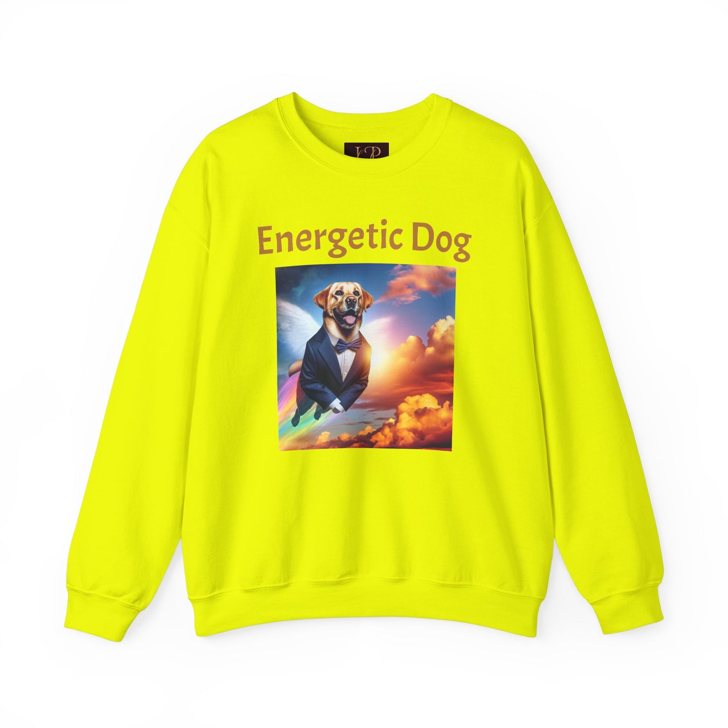 Energetic Dog Crewneck Sweatshirt - Unisex Heavy Blend™