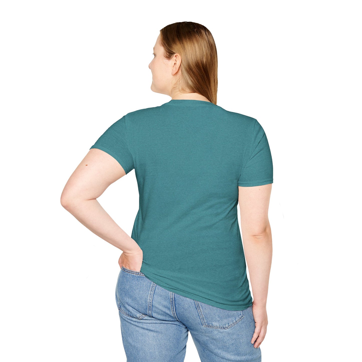 Floral Letter 'M' Unisex Softstyle T-Shirt - Perfect for Celebrations and Self-Expression