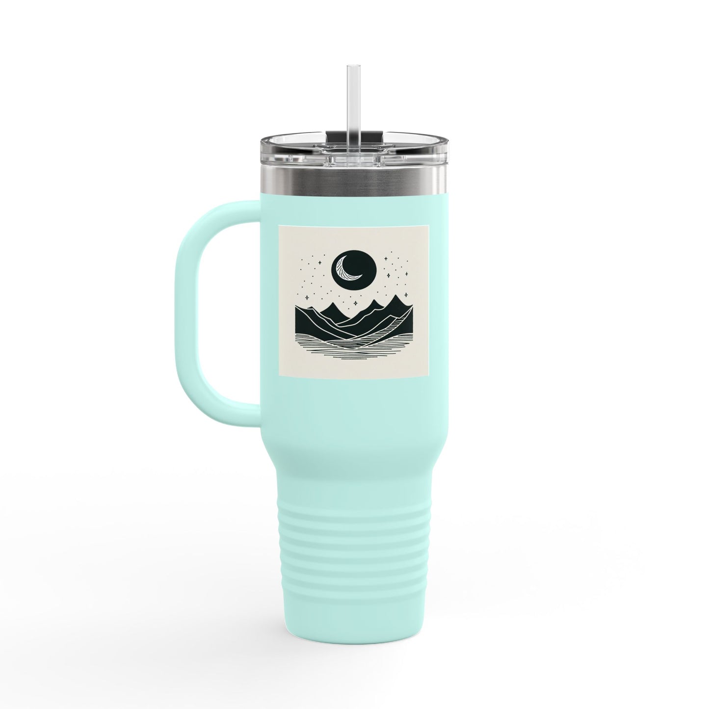 Adventure-Inspired Insulated Travel Mug - 40oz for Outdoor Enthusiasts