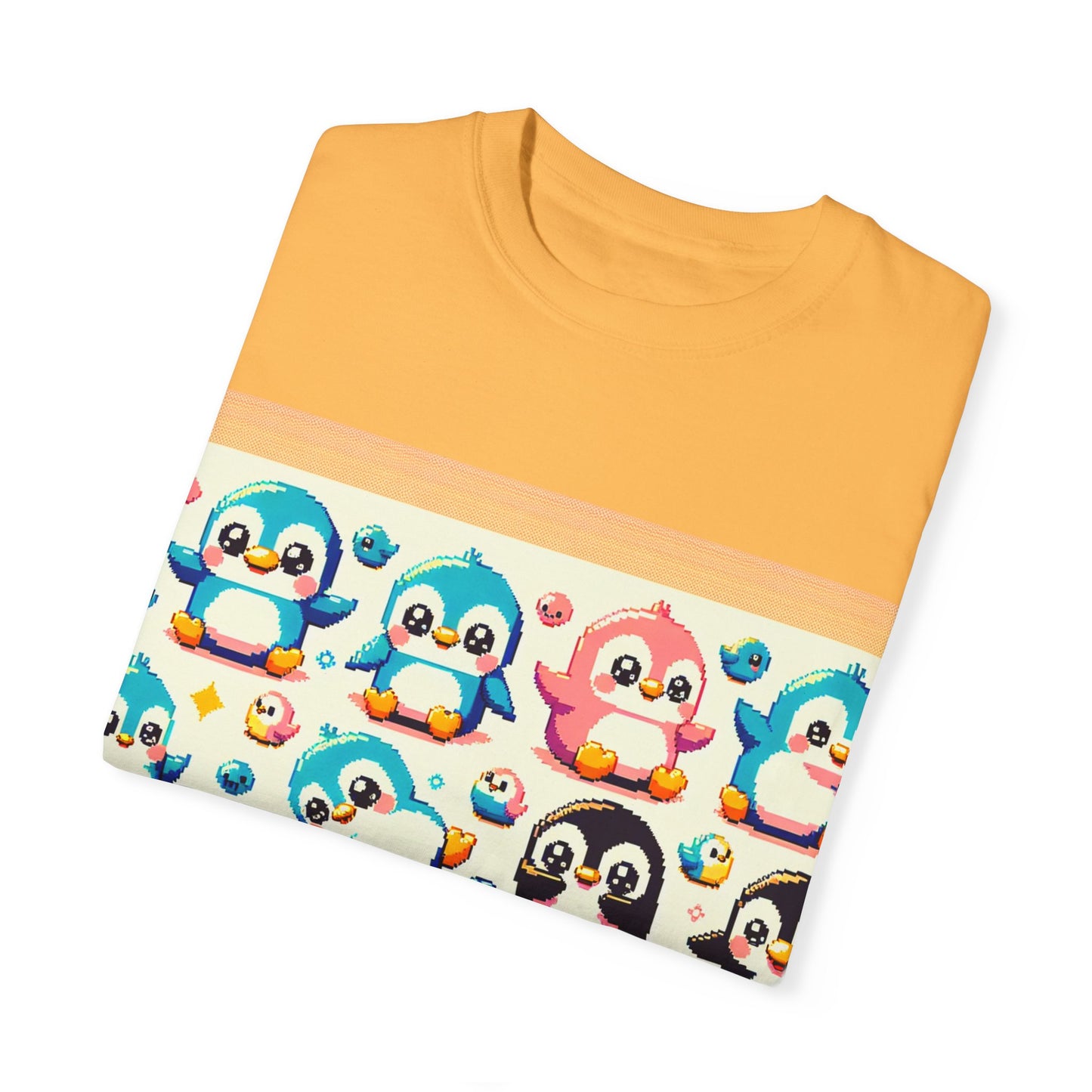 Cute Penguin Graphic Unisex T-shirt - Fun & Colorful Summer Tee