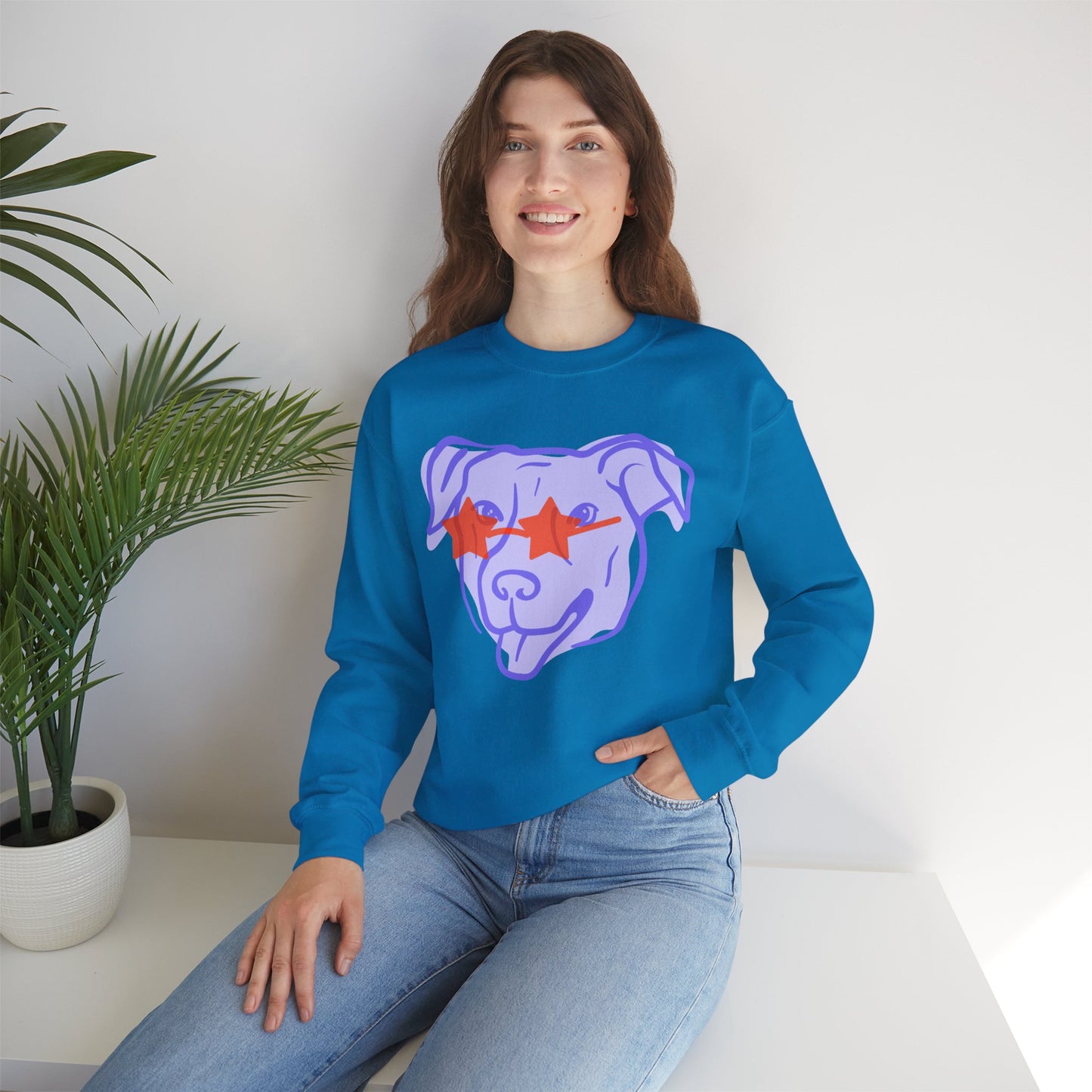 Cool Dog Crewneck Sweatshirt | Unisex Heavy Blend™ | Perfect Gift for Pet Lovers