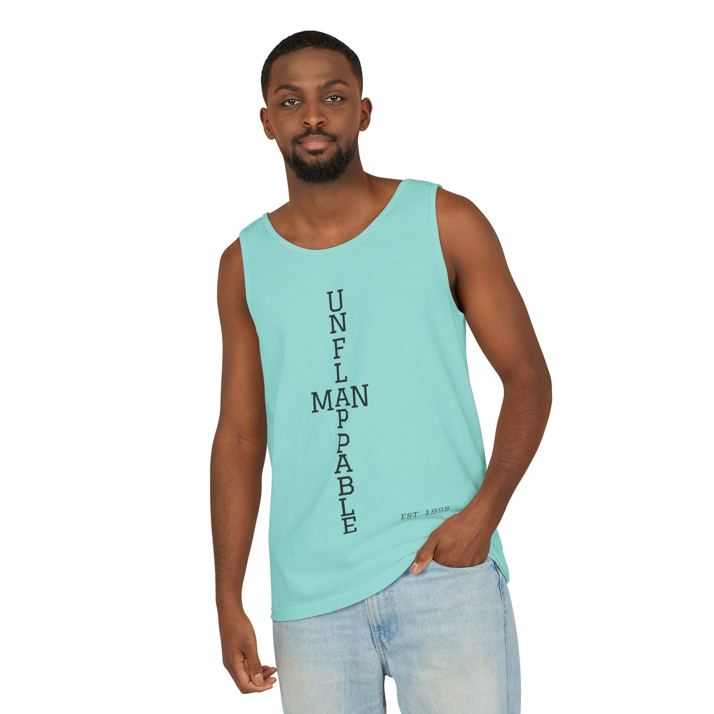 Unisex Inspirational Tank Top - Unflappable, Summer Apparel, Vacation Wear, Casual Gift, Fitness Gear