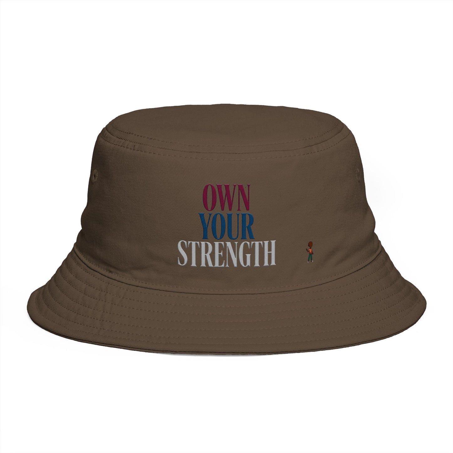 Own Your Strength Bucket Hat — Empowerment Embroidered Sun Hat