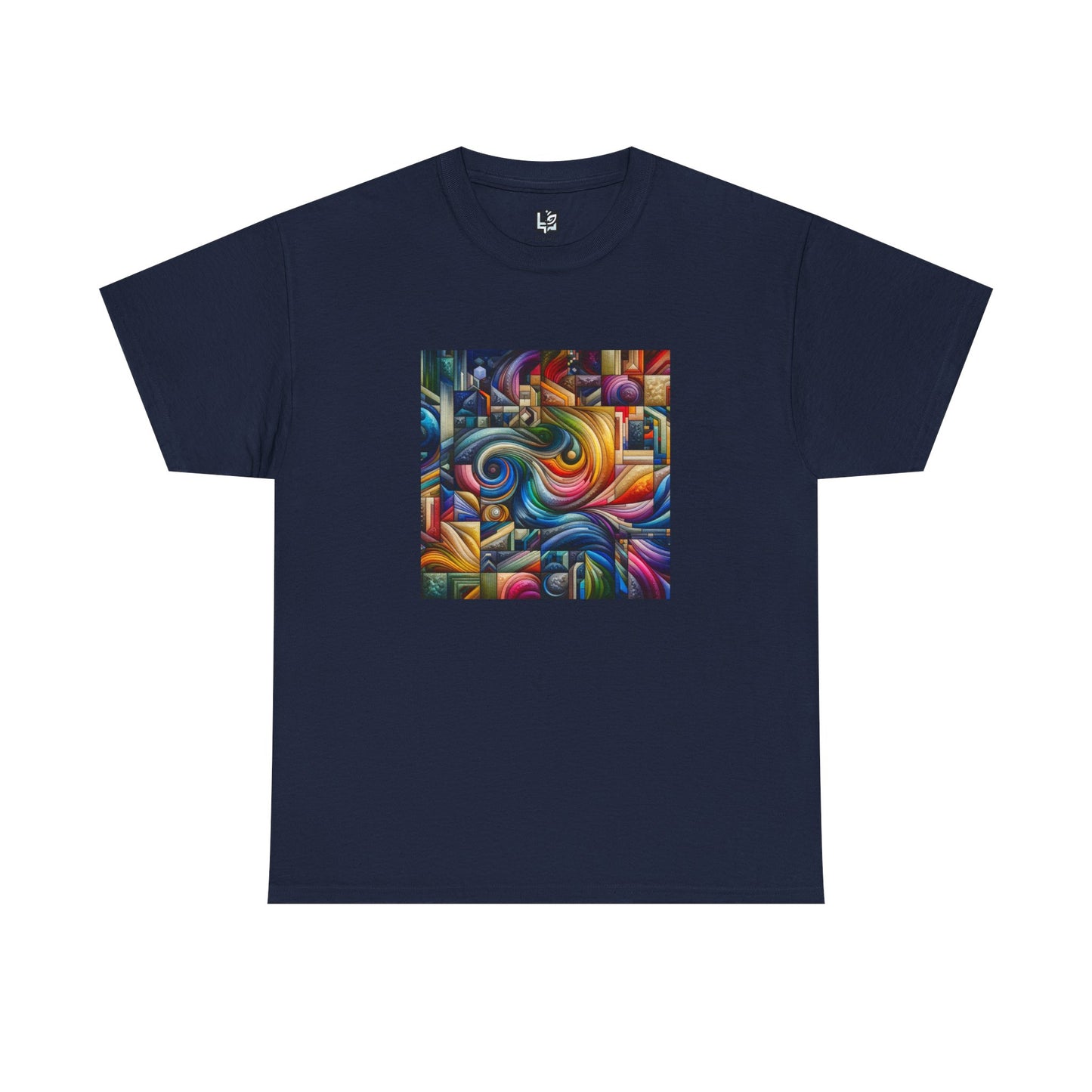 Vibrant Abstract Art Unisex Heavy Cotton Tee