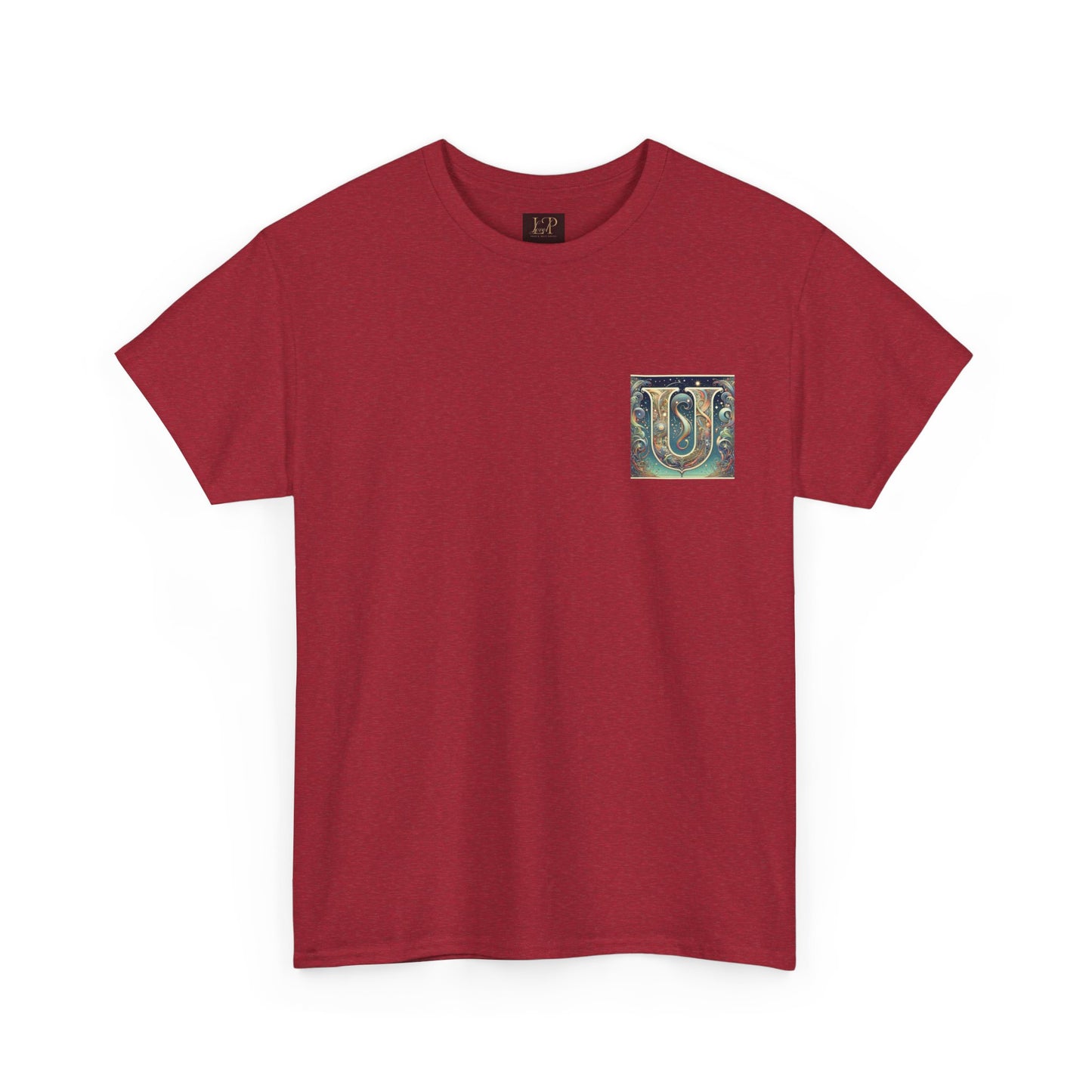 Unisex Heavy Cotton Tee - Stylish 'U' Graphic T-Shirt for Everyday Wear