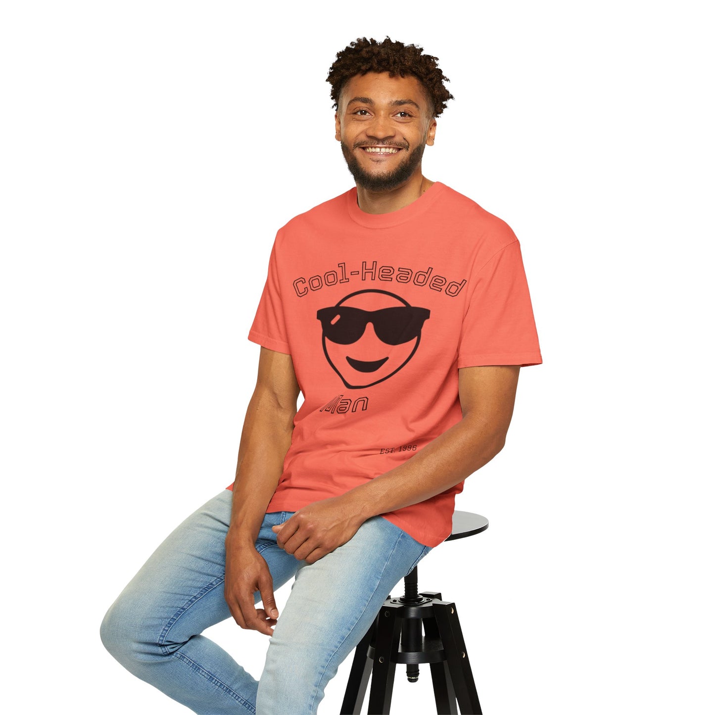 Cool-Headed Unisex T-Shirt, Funny Graphic Tee for Men, Cool Guy Gift, Summer Outfit, Casual Wear, Birthday Presents